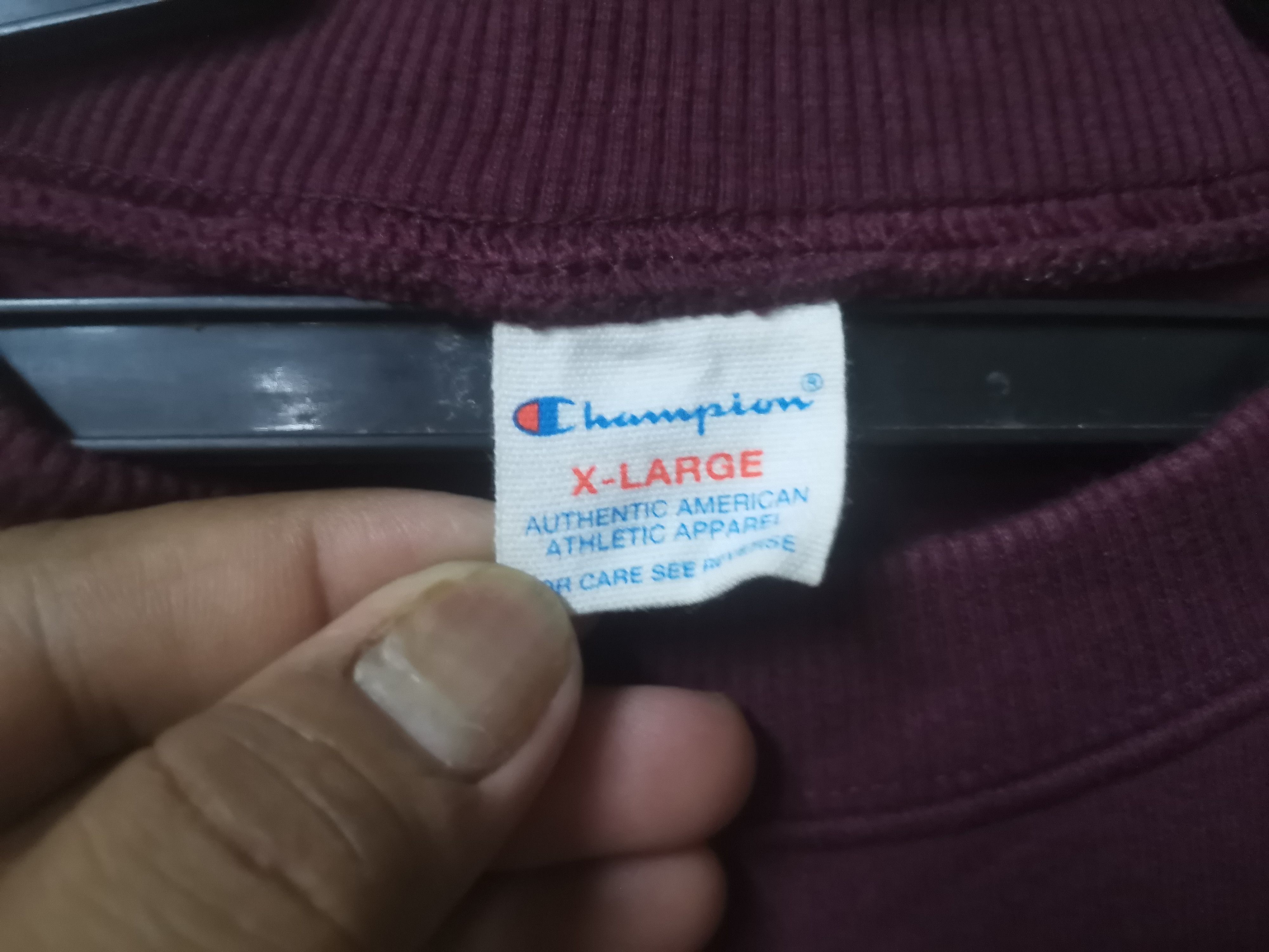 Champion × Vintage vintage Champion sweatshirt jumper pullover Size US XL / EU 56 / 4 - 4 Thumbnail
