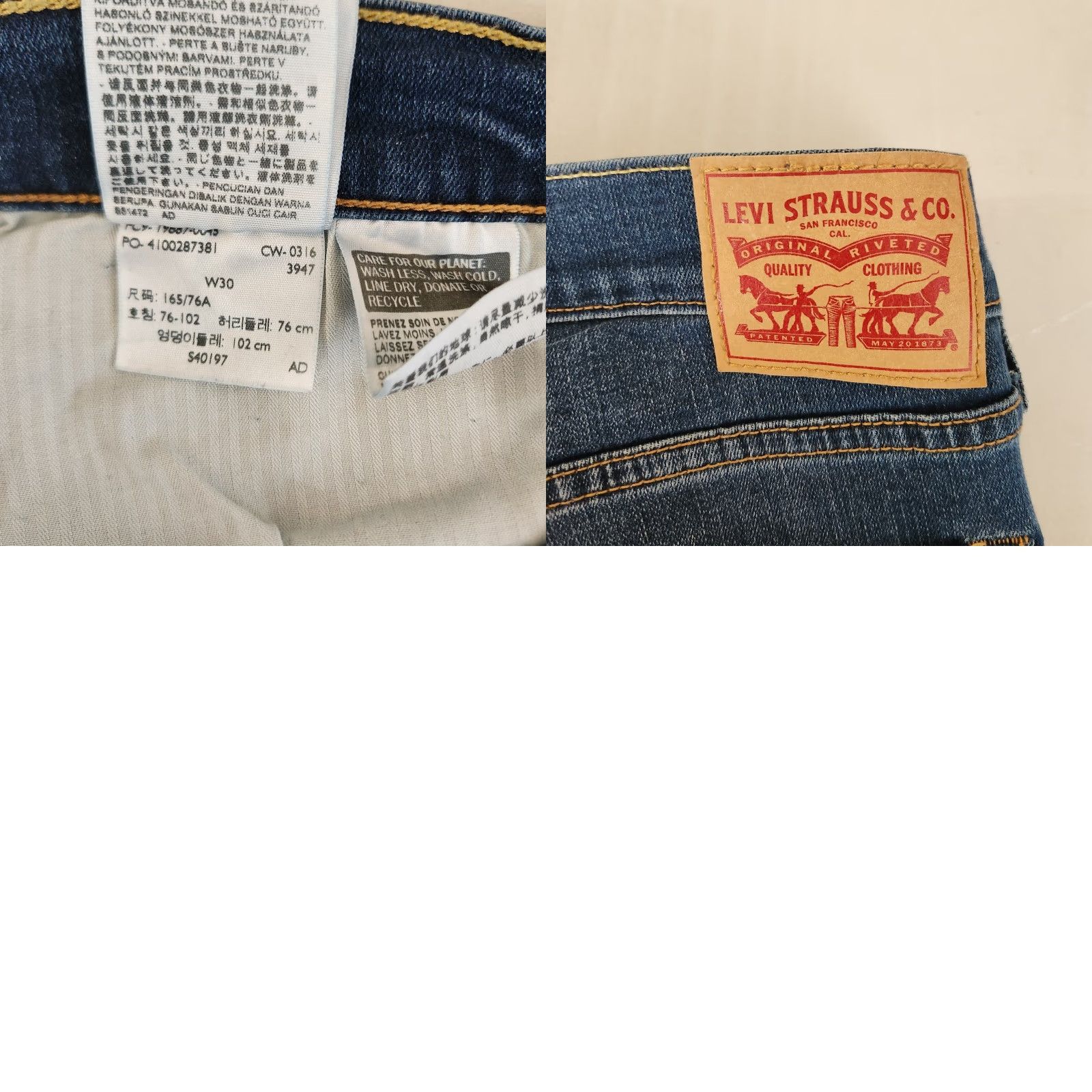 Levi's Levi's Womens Medium Wash Mid Rise Boyfriend Jeans Size 30 Size 30" / US 8 / IT 44 - 8 Thumbnail