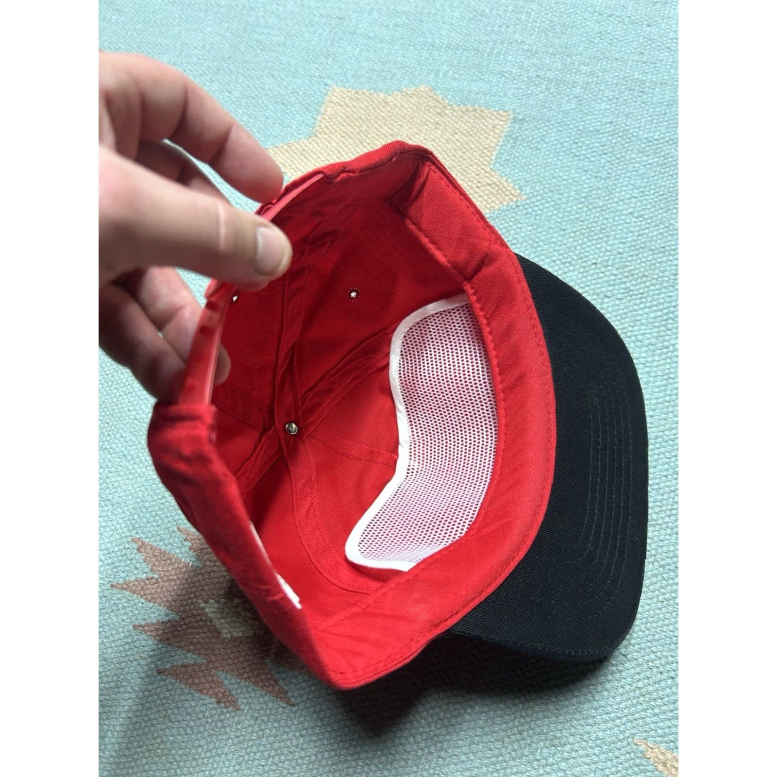 NASCAR VINTAGE 90s SnapBack hat cap Kendall racing Kyle Petty motor oil 42 nascar 1995 Mens Adjustable Red Cap/Hat Size ONE SIZE - 6 Thumbnail