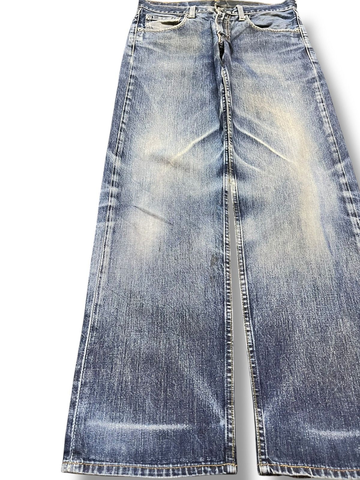 Levi's Vintage Levi’s 503 Faded Grunge Whiskers Denim Size US 33 - 3 Thumbnail