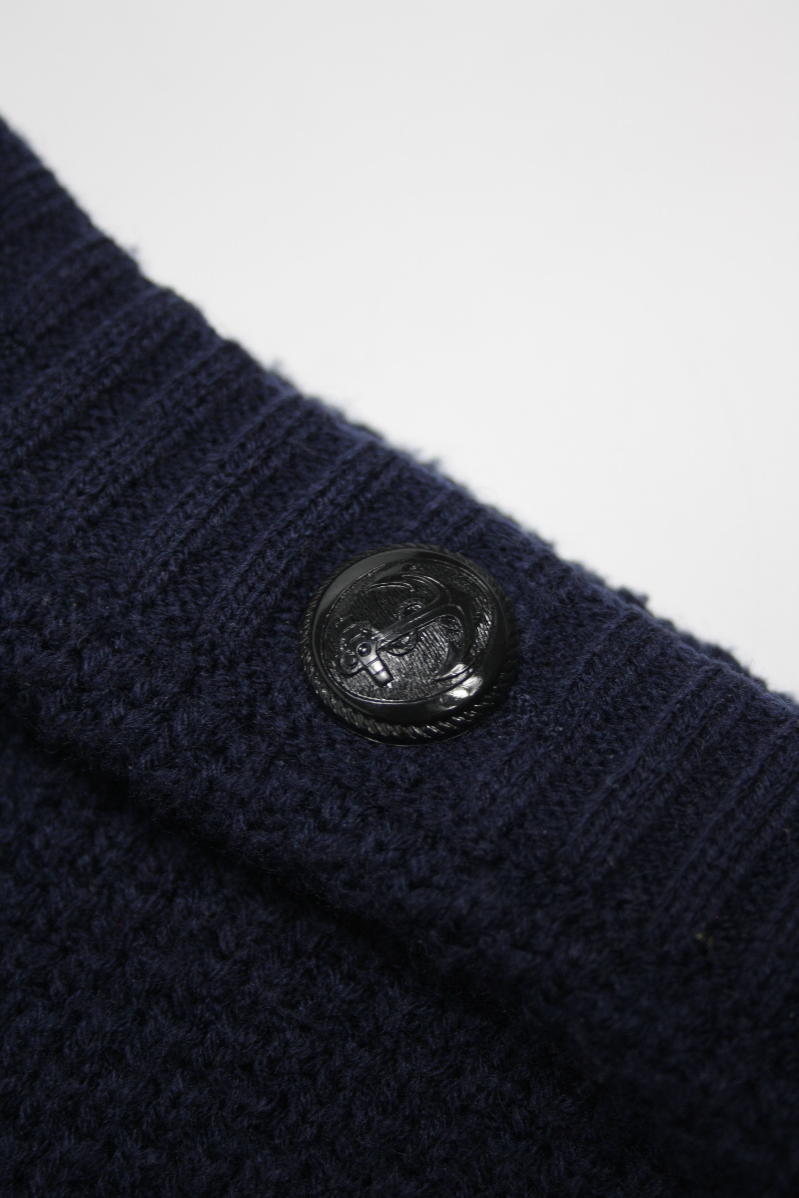 Burberry × Vintage Burberrys 90s Vintage Sailor Naval Knitted Pullover Sweater Size L / US 10 / IT 46 - 6 Thumbnail