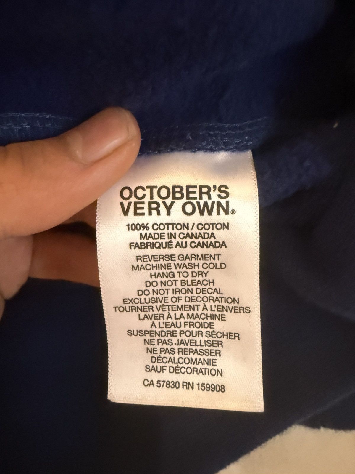 October's Very Own Blue OVO X NHL (Mapleleaf) collab Size US S / EU 44-46 / 1 - 6 Thumbnail