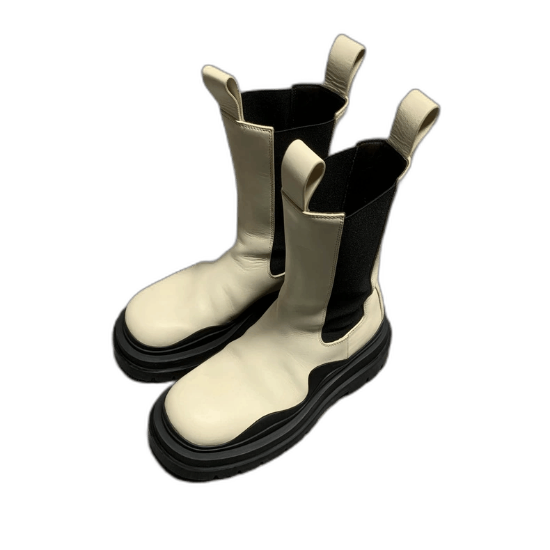 Bottega Veneta Bottega Veneta White Knee-High Boots Size US 6 / IT 36 - 1 Thumbnail