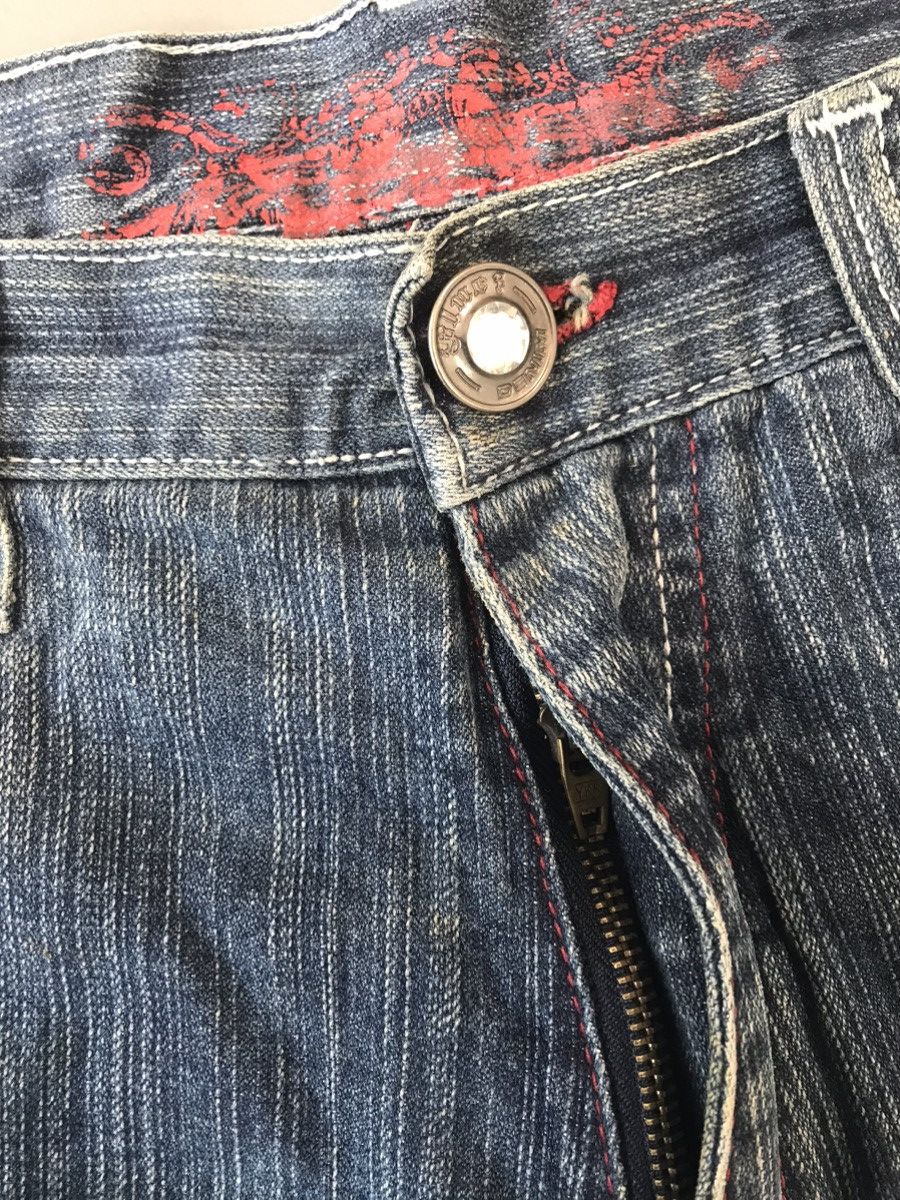 JNCO × Southpole × Vintage Vintage Y2K blue puzzle embroidered baggy fit denim Size US 40 / EU 56 - 8 Thumbnail