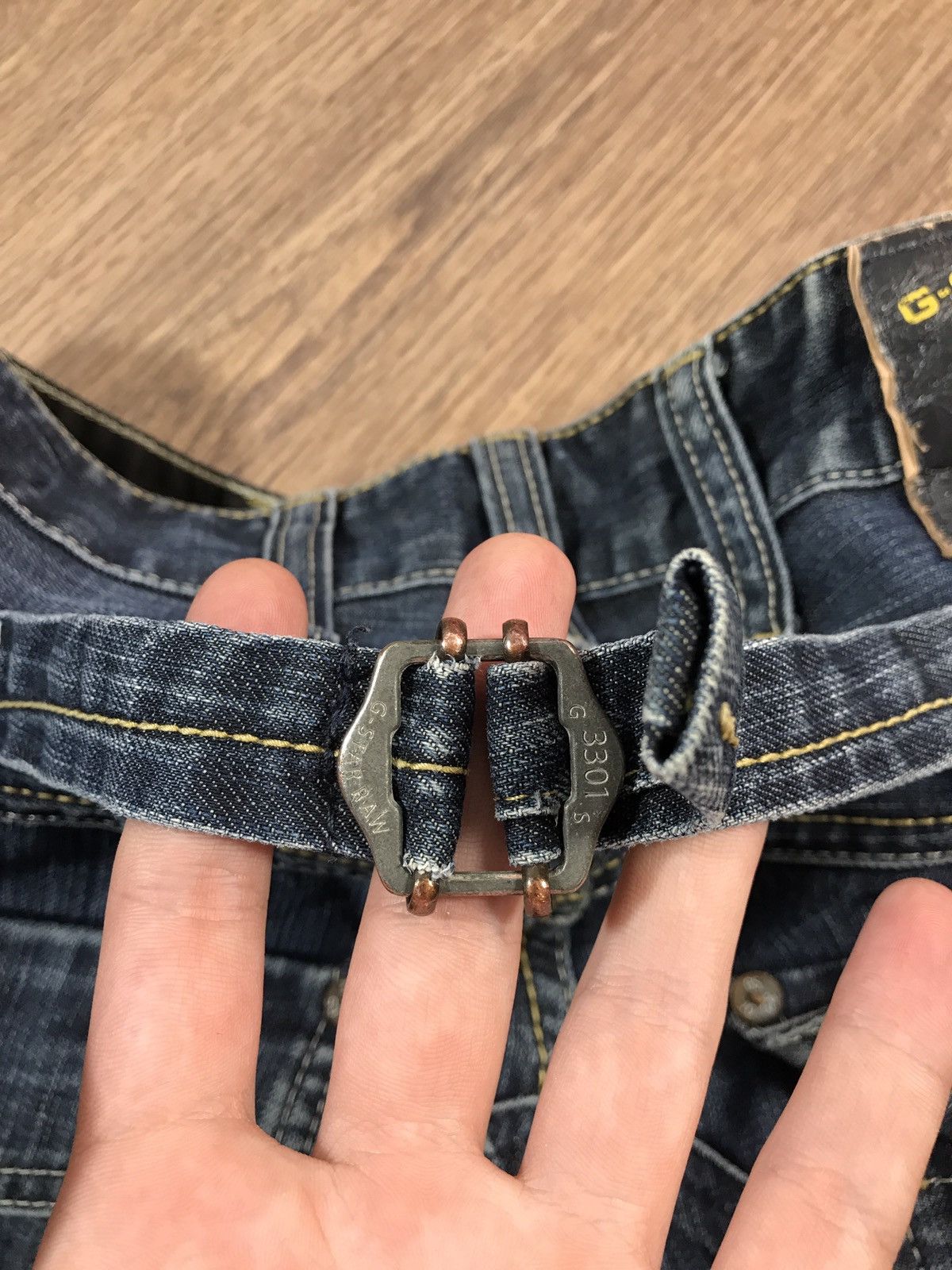 G-Star Vintage G Star Raw Elwood 96 Biker Jeans Y2K Size US 32 / EU 48 - 16 Thumbnail