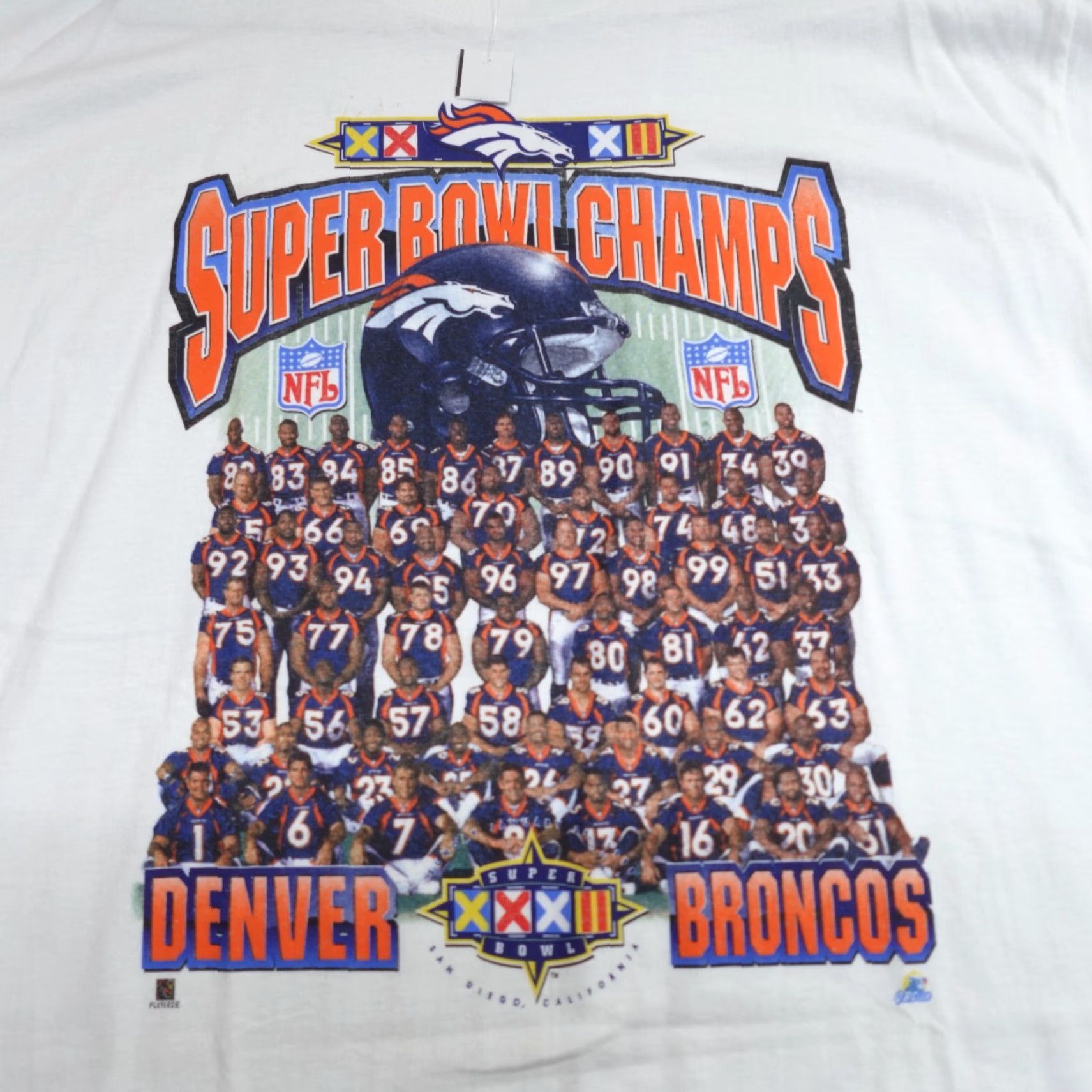 Vintage VINTAGE Denver Broncos Shirt XL White 1998 NEW READ Mens Shirt Size US XL / EU 56 / 4 - 2 Thumbnail