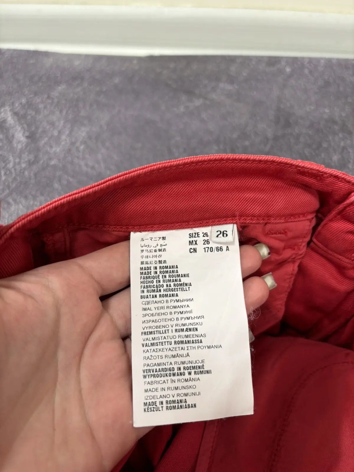 Prada Prada Women’s Black Tab Red Rare Luxury Skinny Jeans Size 26" / US 2 / IT 38 - 12 Thumbnail