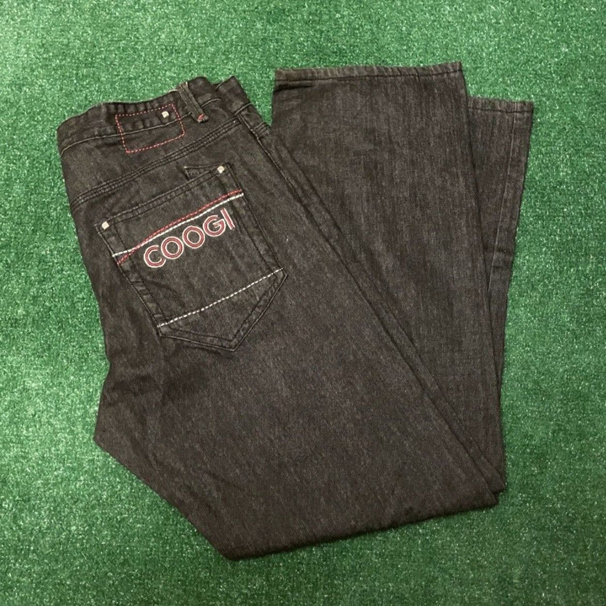 Coogi VINTAGE COOGI Baggy Skater Grunge Jeans VTG Mens 36x34 Embroidered Size US 36 / EU 52 - 2 Thumbnail