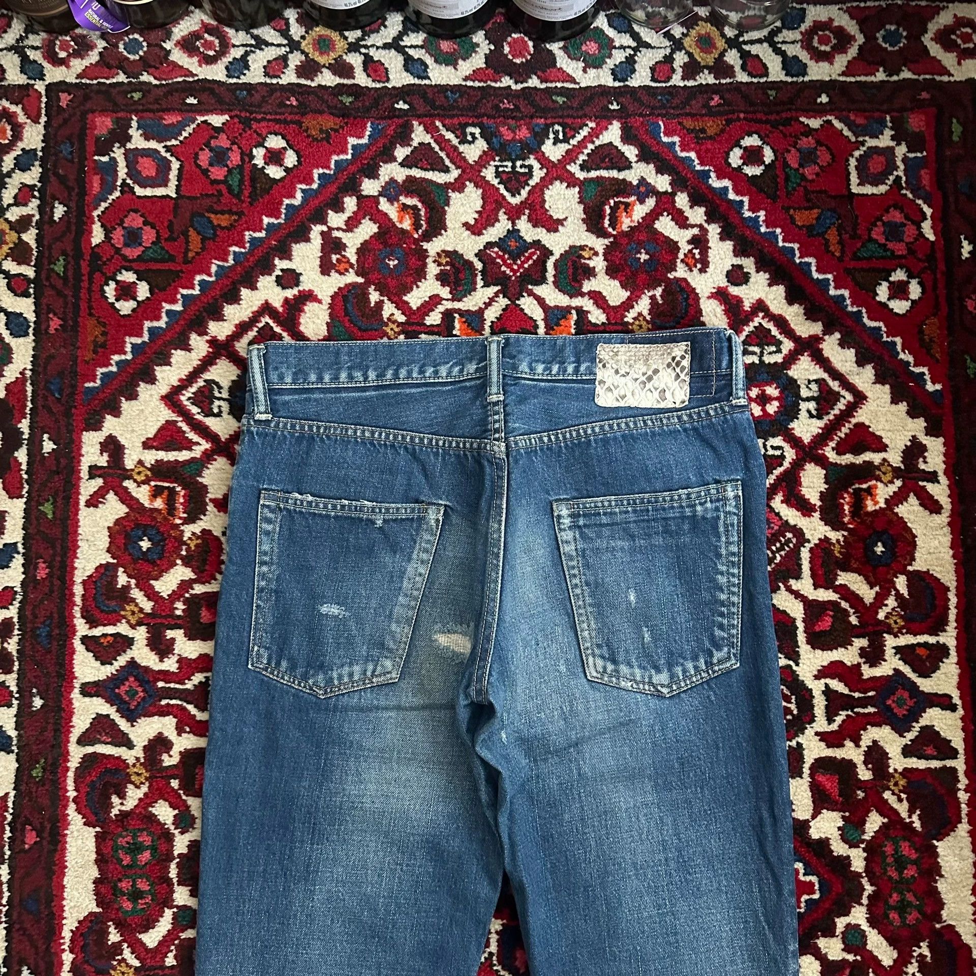 Visvim visvim 10aw yellow mud washed jeans w32l30 Size US 32 / EU 48 - 5 Thumbnail