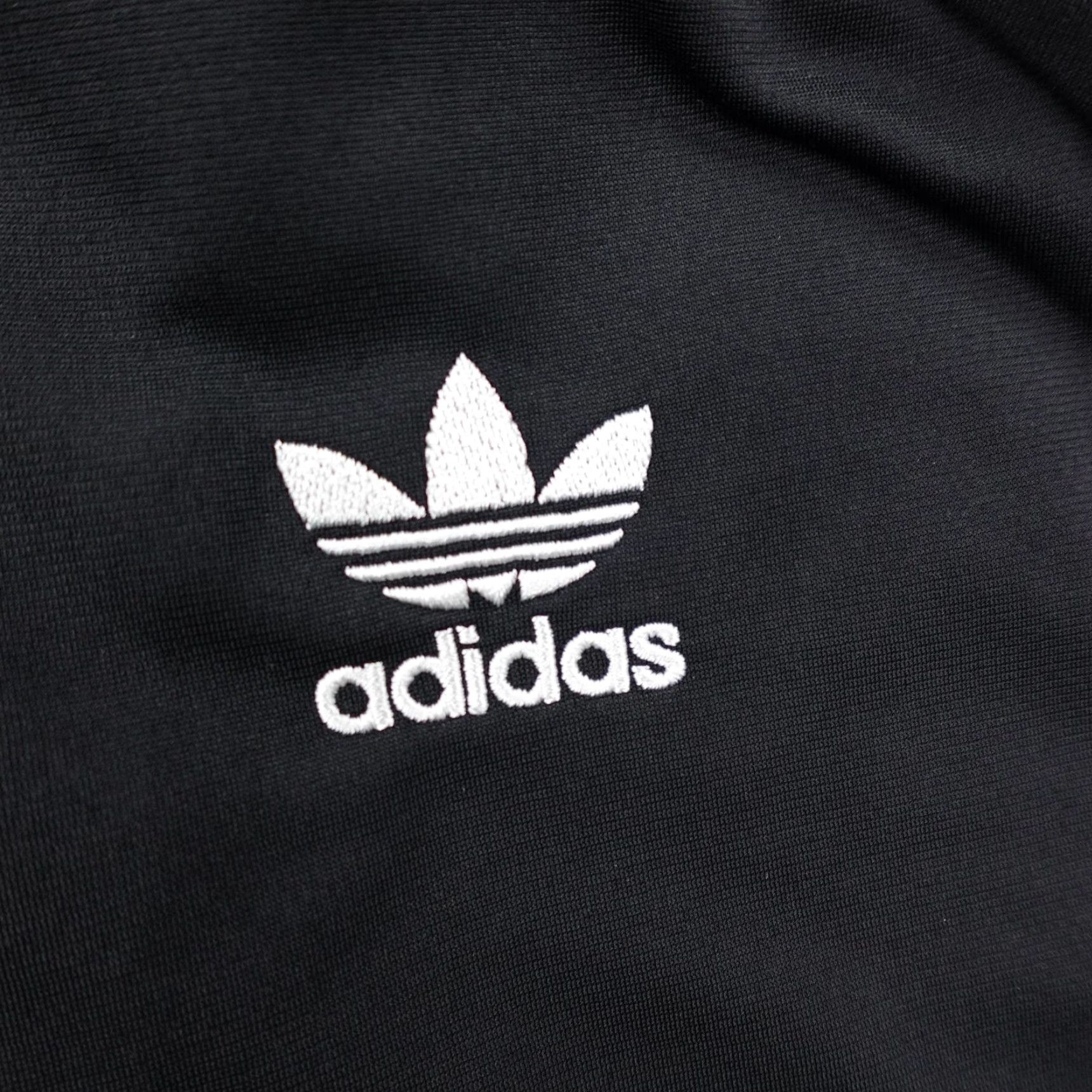 Adidas Adidas Jacket Womens Medium Black White Trefoil Firebird Track Coat Full Zip Up Size M / US 6-8 / IT 42-44 - 3 Thumbnail