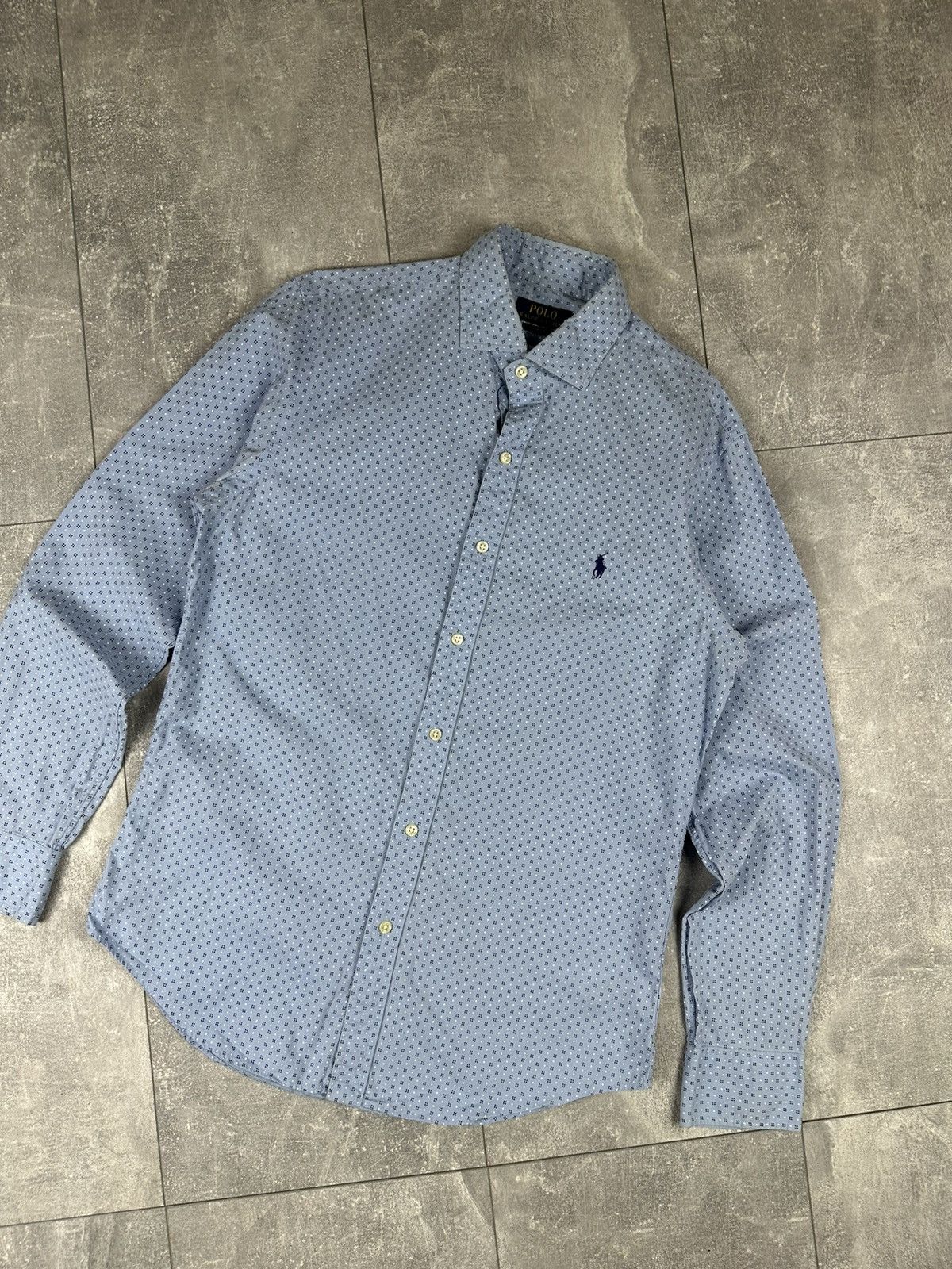 Polo Ralph Lauren Polo Rlaph Lauren Mens Blue Shirt Button Up Size US M / EU 48-50 / 2 - 2 Thumbnail