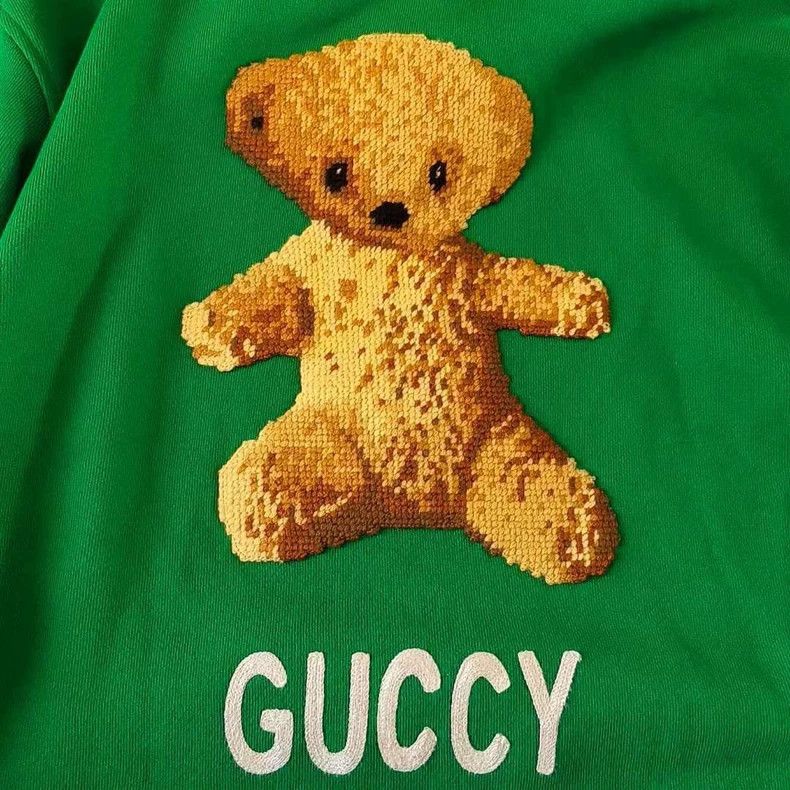 Gucci Gucci Bear patch embroidered sweatshirt Size US S / EU 44-46 / 1 - 3 Thumbnail
