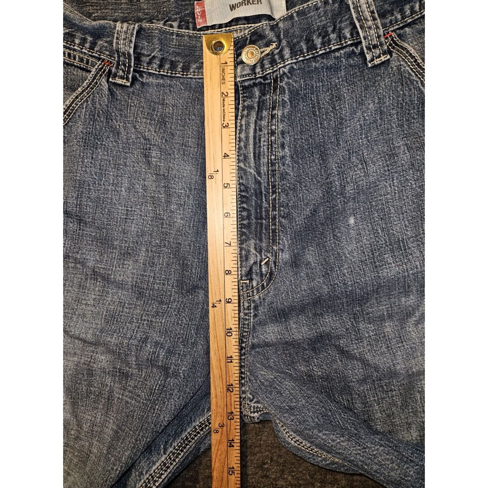 Levi's VINTAGE Levi's Denim Shorts? 100% Cotton? Not Vintage Size US 36 / EU 52 - 4 Thumbnail