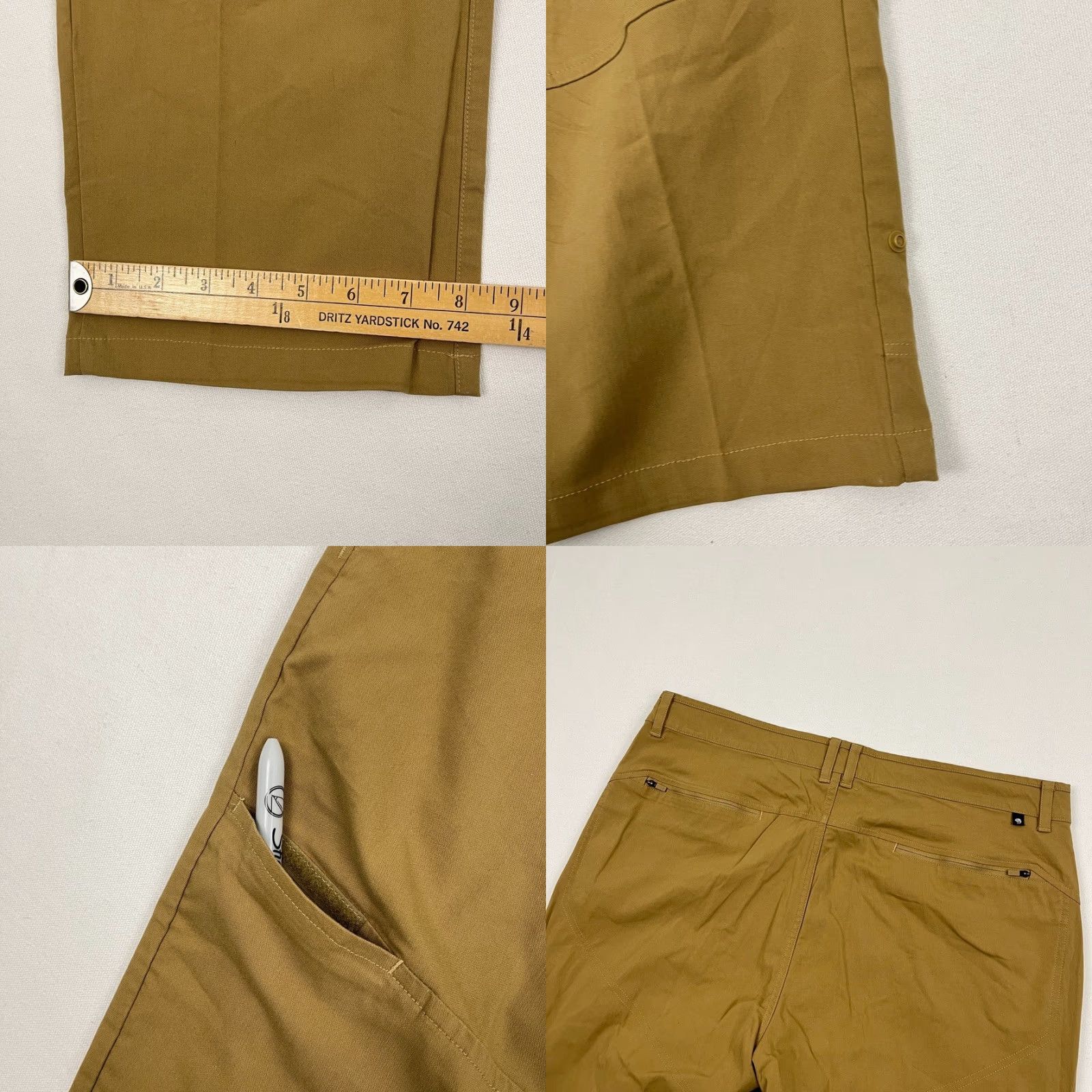 Mountain Hardwear Mountain Hardwear AP Pants Mens 38 x 27 Straight Brown Active Hiking Stretch Khakis Casual Workwear Pants Mens 38 Brown Size US 38 / EU 54 - 8 Thumbnail