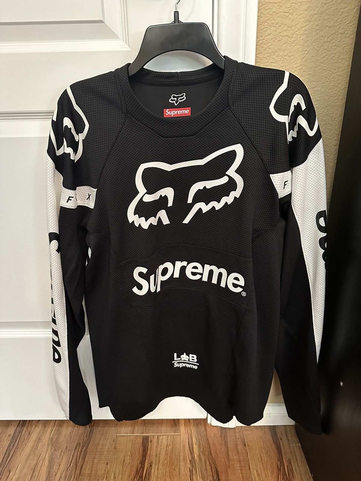 Supreme fox racing outlet moto jersey top black