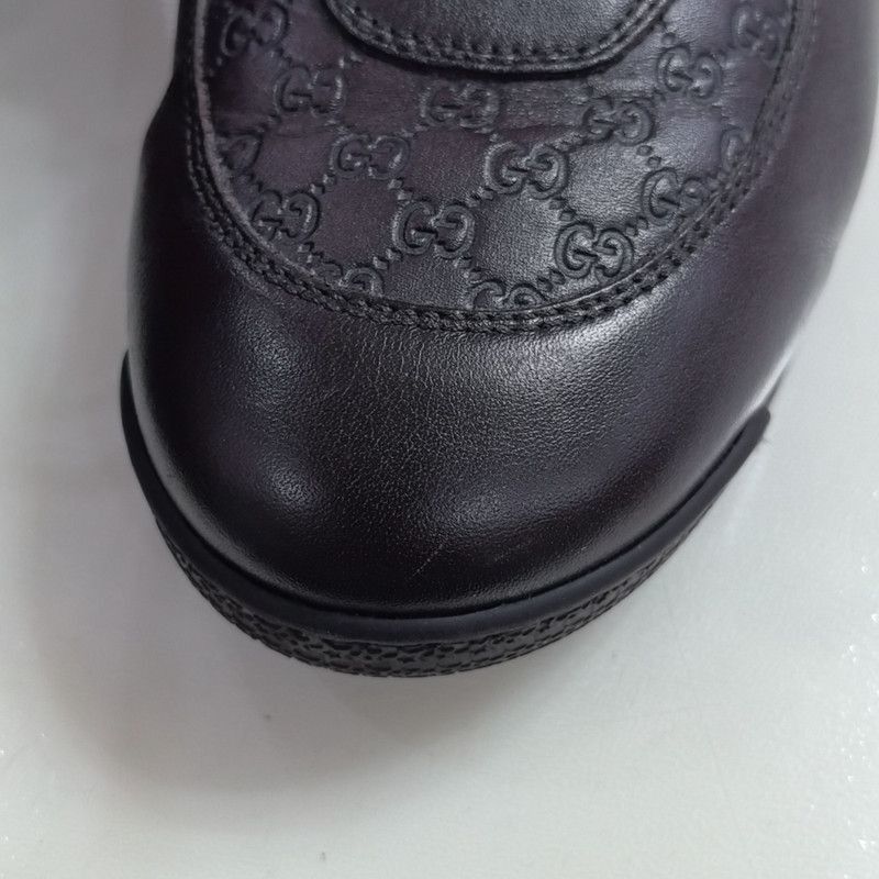 Gucci Gucci Leather Low-Top Casual Shoes for Men Size US 8.5 / EU 41-42 - 6 Thumbnail