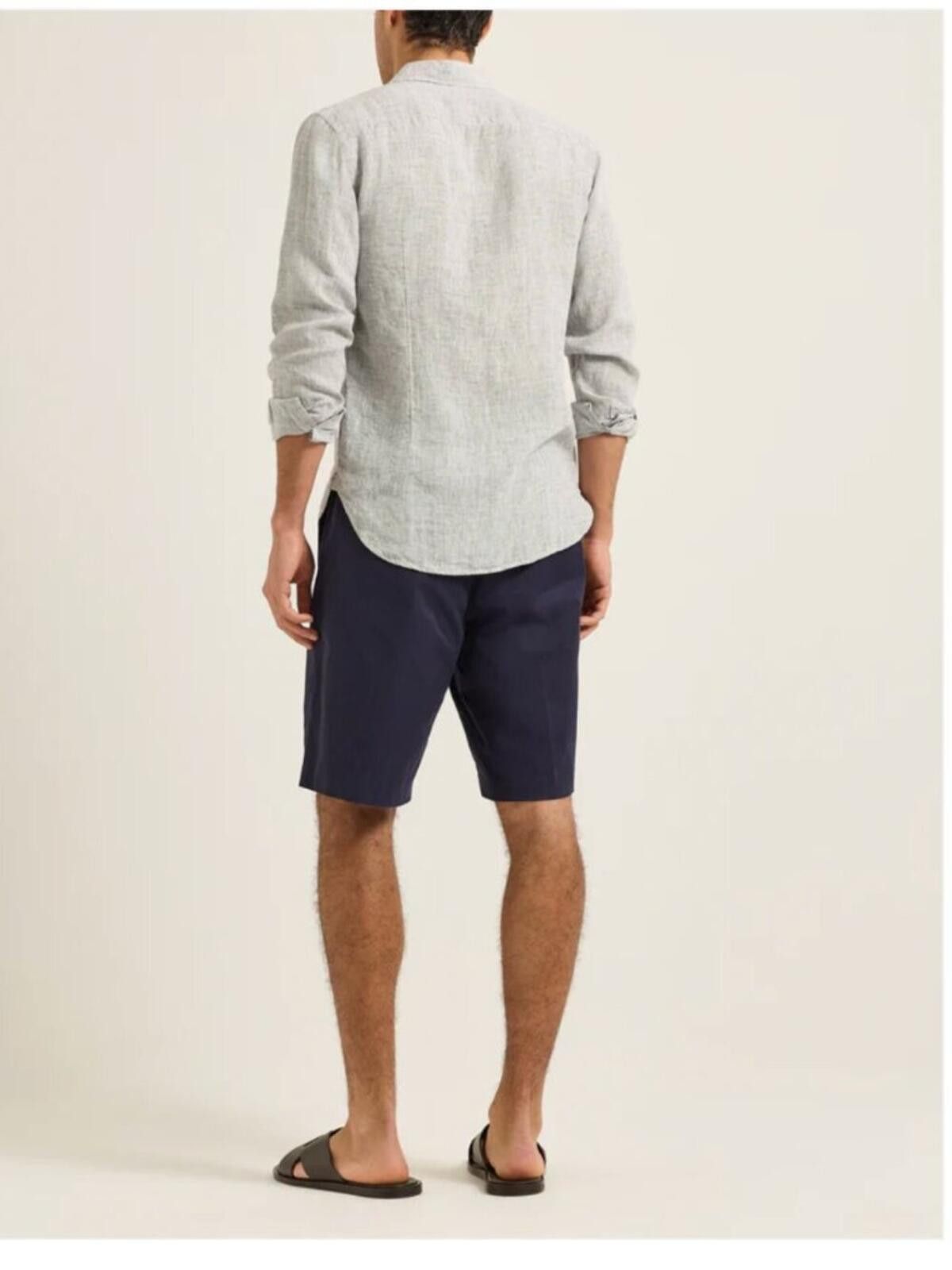 Orlebar Brown Orlebar Brown Giles Linen Tailored Fit Linen Shirt Size US S / EU 44-46 / 1 - 2 Thumbnail