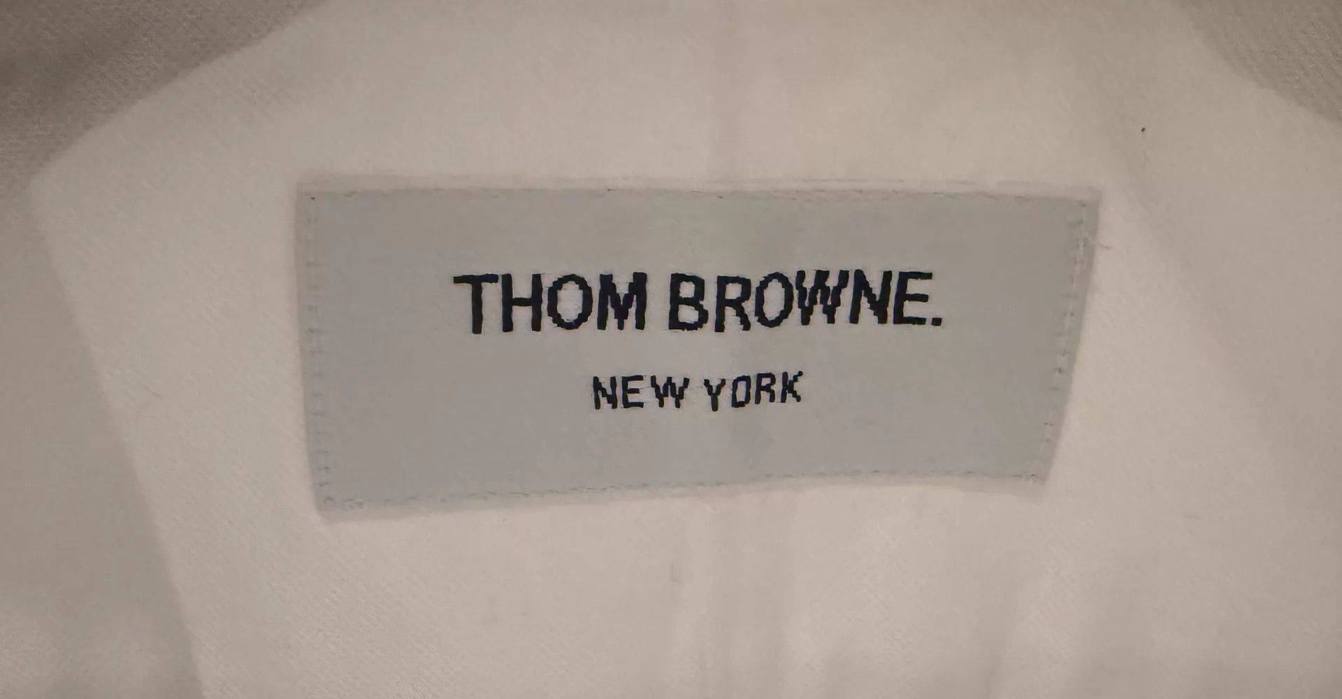 Thom Browne Thom Browne Tricolor Placket White Oxford Shirt Size 4 Size US XL / EU 56 / 4 - 2 Thumbnail