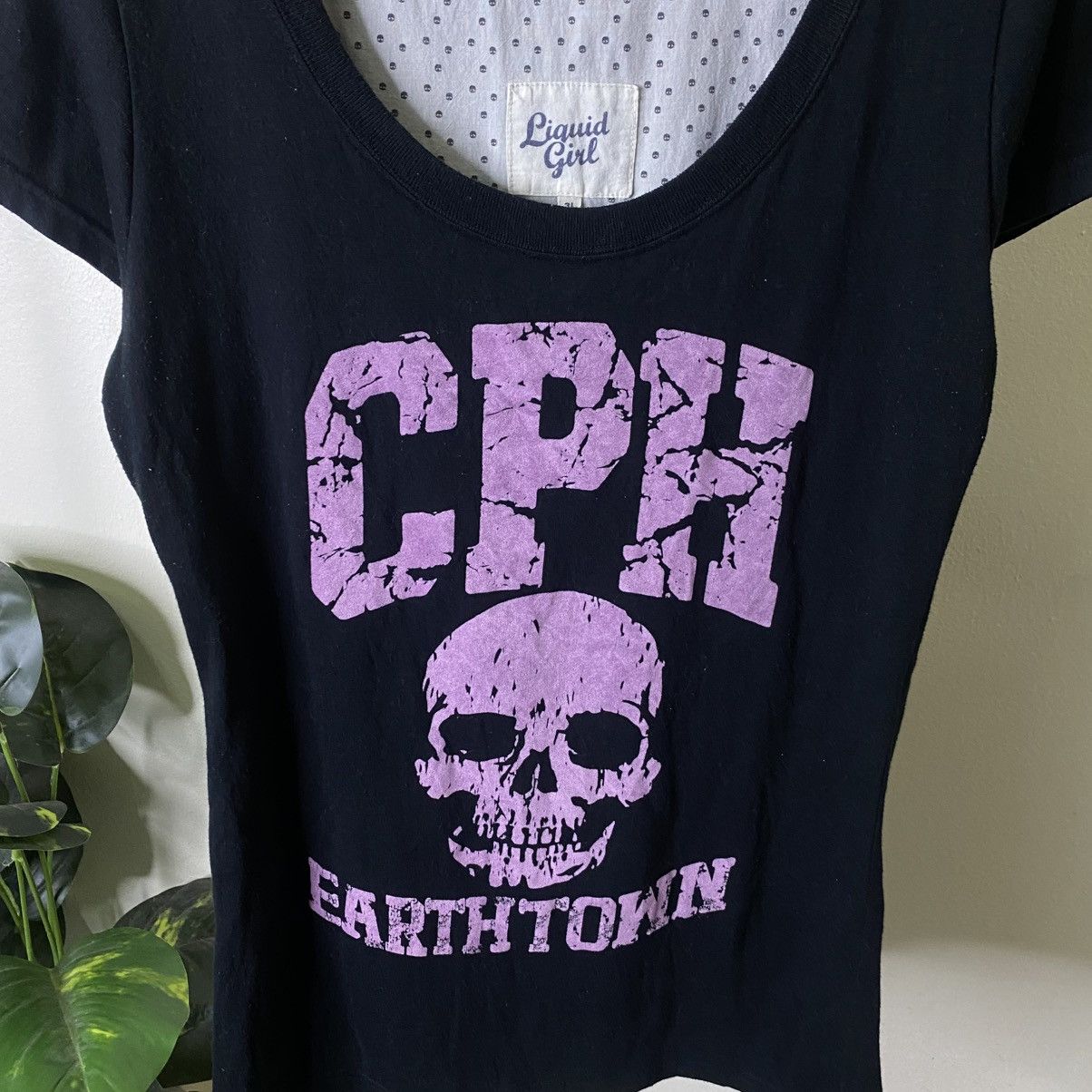 If Six Was Nine LiquidGirl Skulls Cyber Gothic Punk Grunge Hysterics Style Size S / US 4 / IT 40 - 2 Thumbnail