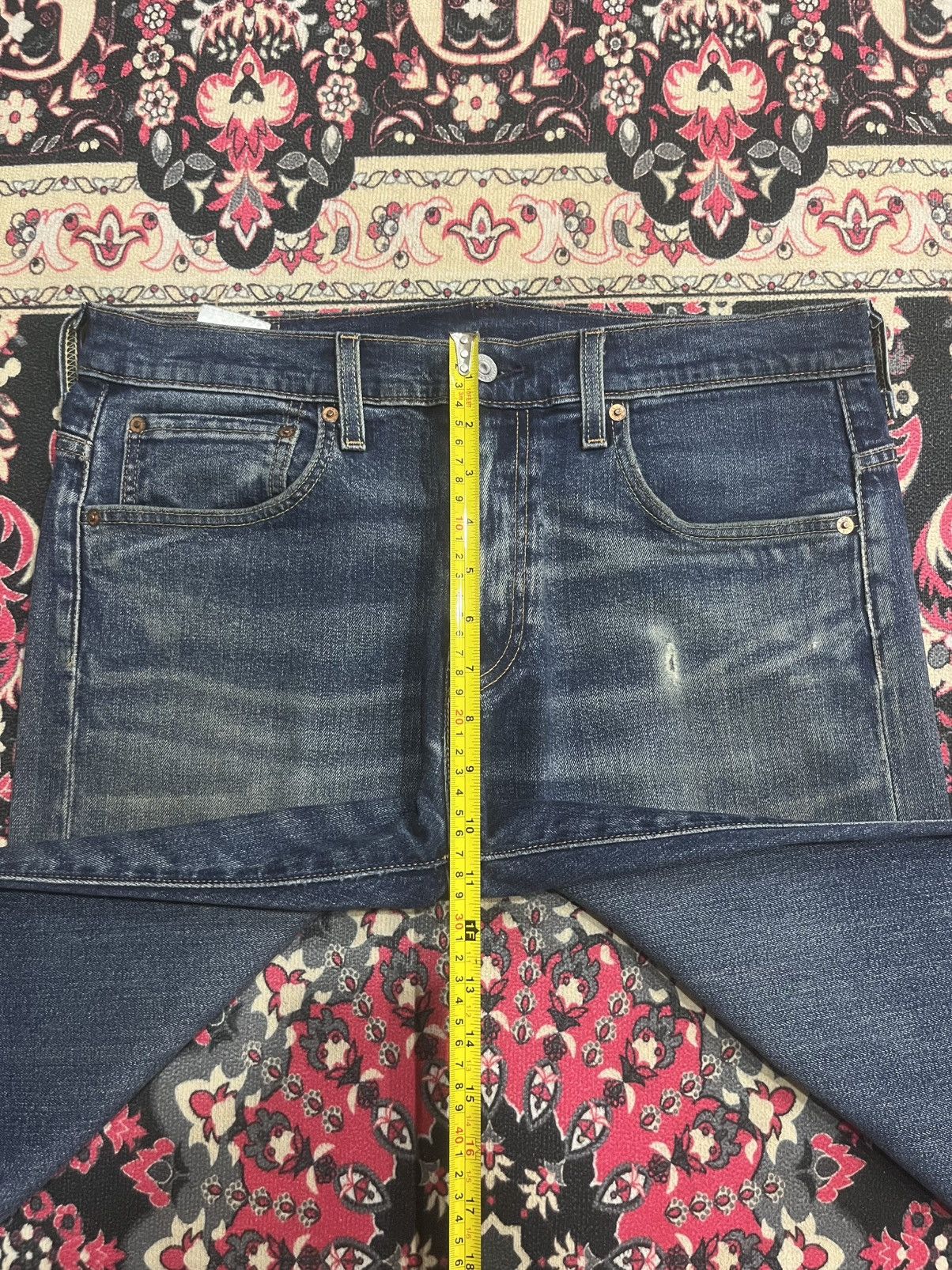 Levi's Vintage Levi’s 569 Big E Non Selvedge Blue Washed Jeans Size US 31 - 14 Thumbnail
