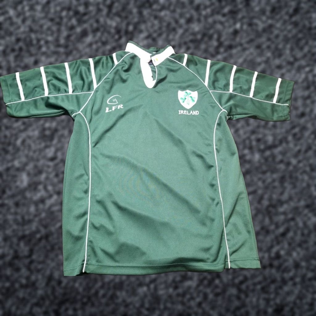 Vintage Live for Rugby Shirt Mens M Green Irish Breathable Polo St Patricks Size US M / EU 48-50 / 2 - 1 Thumbnail
