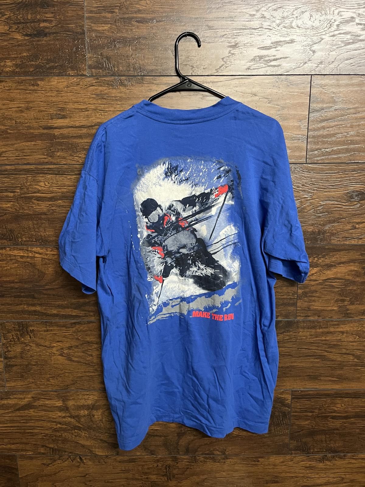 Designer VTG Skiing Tee Marlboro Make the Run T-shirt Ski T-shirt XL Size US XL / EU 56 / 4 - 1 Thumbnail