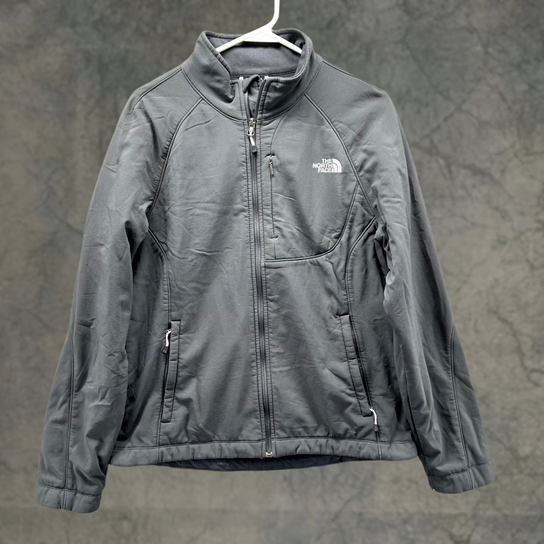 The North Face VINTAGE The North Face Sweater Womens L Gray Jacket Women Grey Full Zip Windbreaker Apex Denali Size L / US 10 / IT 46 - 1 Thumbnail