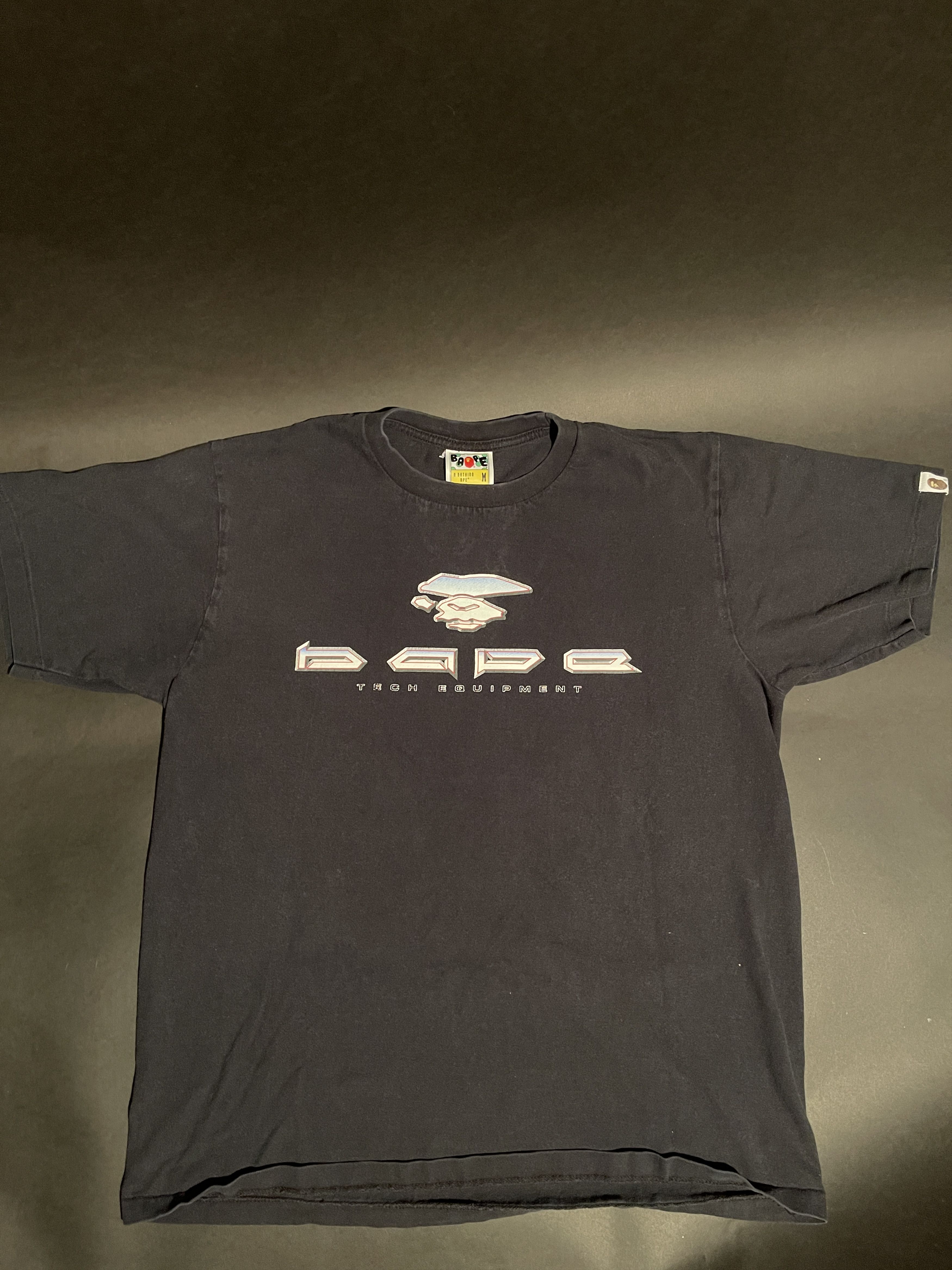 image of Bape Tech Equipment Tee in Black, Men's (Size Medium)