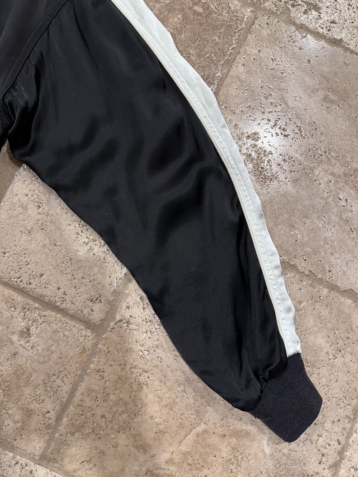 Japanese Brand Visvim Douglas Jkt SS21 Satin Black Zip Souvenir Jacket Size US XL / EU 56 / 4 - 13 Thumbnail