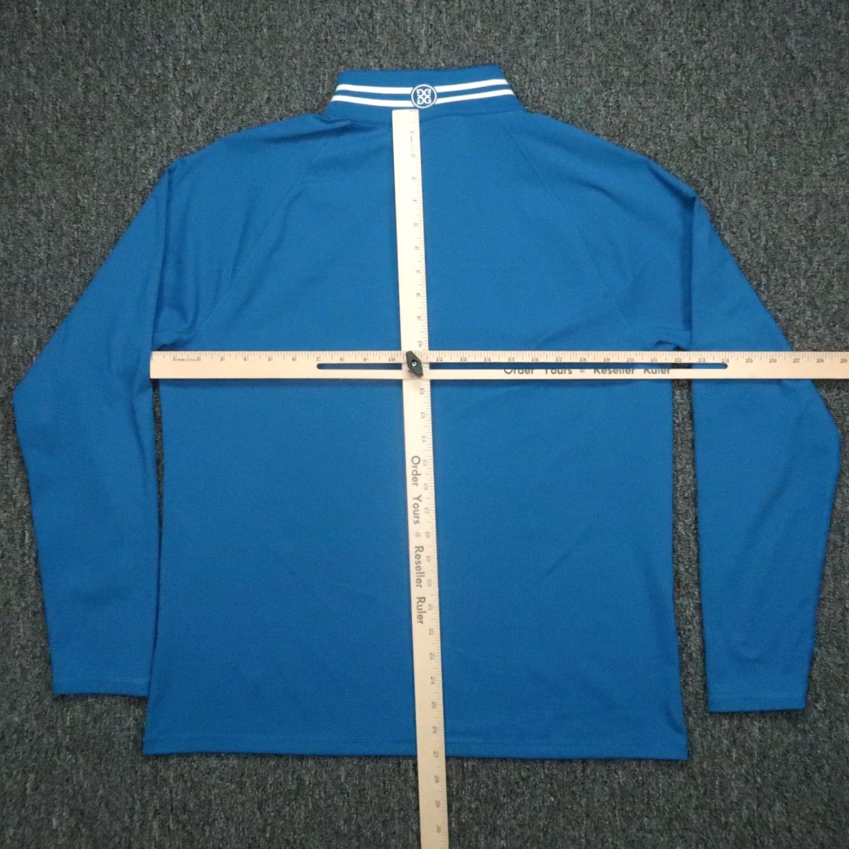 G/FORE G/Fore Pullover Mens Large Blue Core Mid Quarter Zip Performance Golf Shirt Size US L / EU 52-54 / 3 - 7 Thumbnail