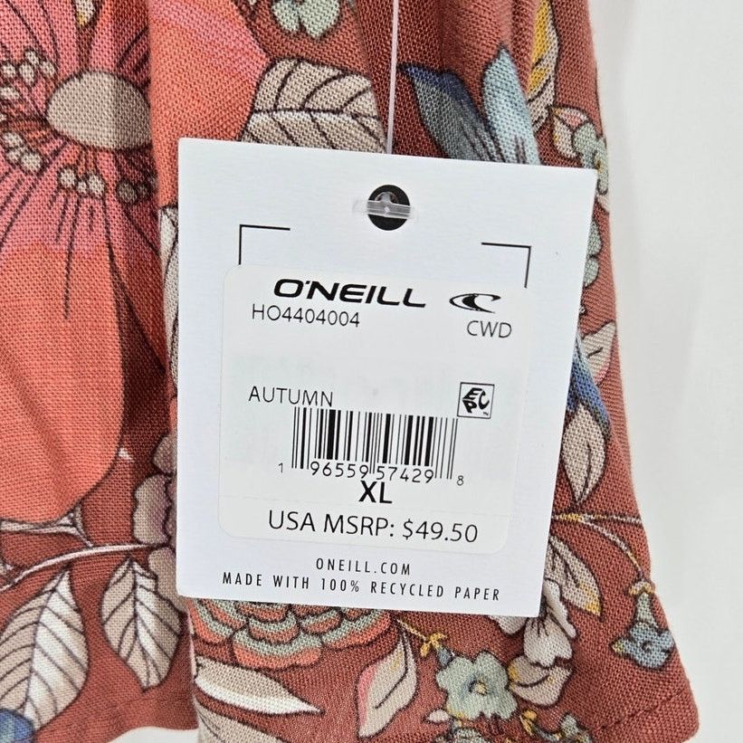 O'Neill NEW O'Neill Autum Babydoll Woven Top in Size XL Size XL / US 12-14 / IT 48-50 - 6 Thumbnail