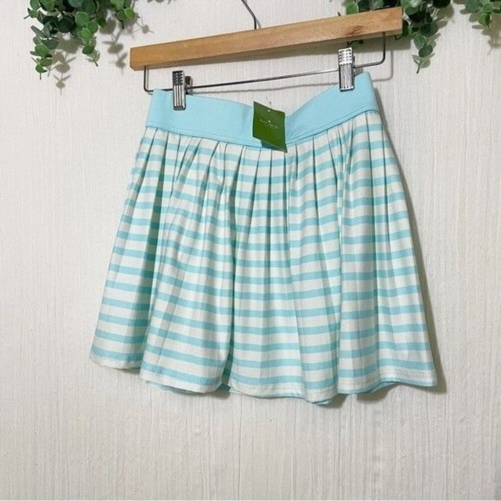 Kate Spade Kate Spade Coverup Skirt XS NWT Nahant Shore Blue White Size ONE SIZE - 5 Thumbnail