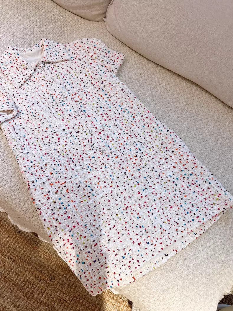 Valentino Valentino Colorful tweed dress Size S / US 4 / IT 40 - 3 Thumbnail