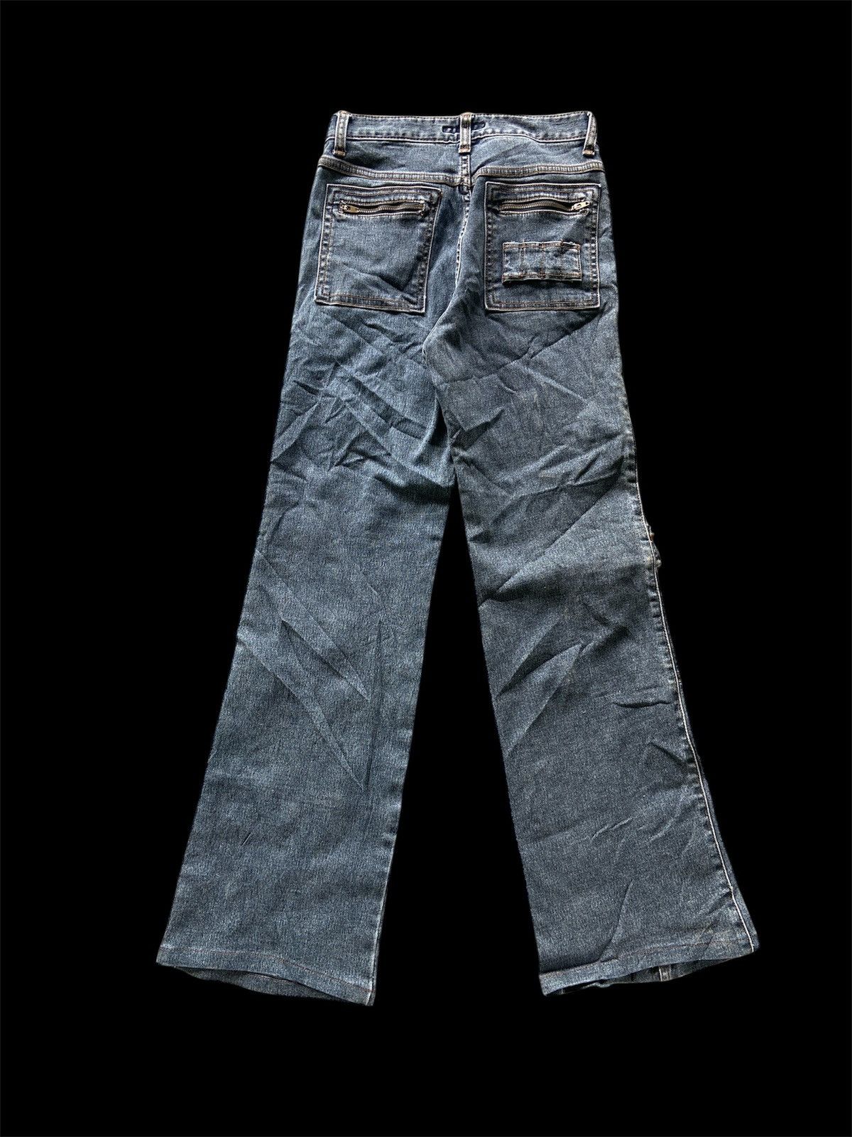 If Six Was Nine × Japanese Brand Crazy Design Cargo Denim Size US 26 / EU 42 - 2 Thumbnail