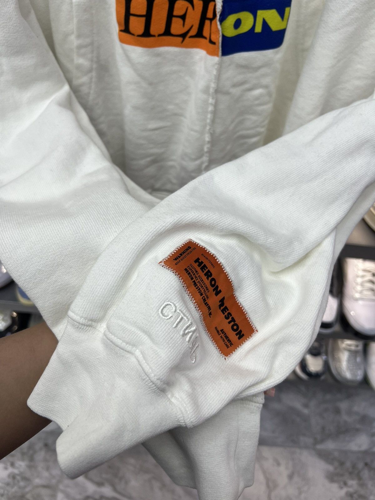Heron Preston Heron Preston White Hoodie Size US M / EU 48-50 / 2 - 5 Thumbnail