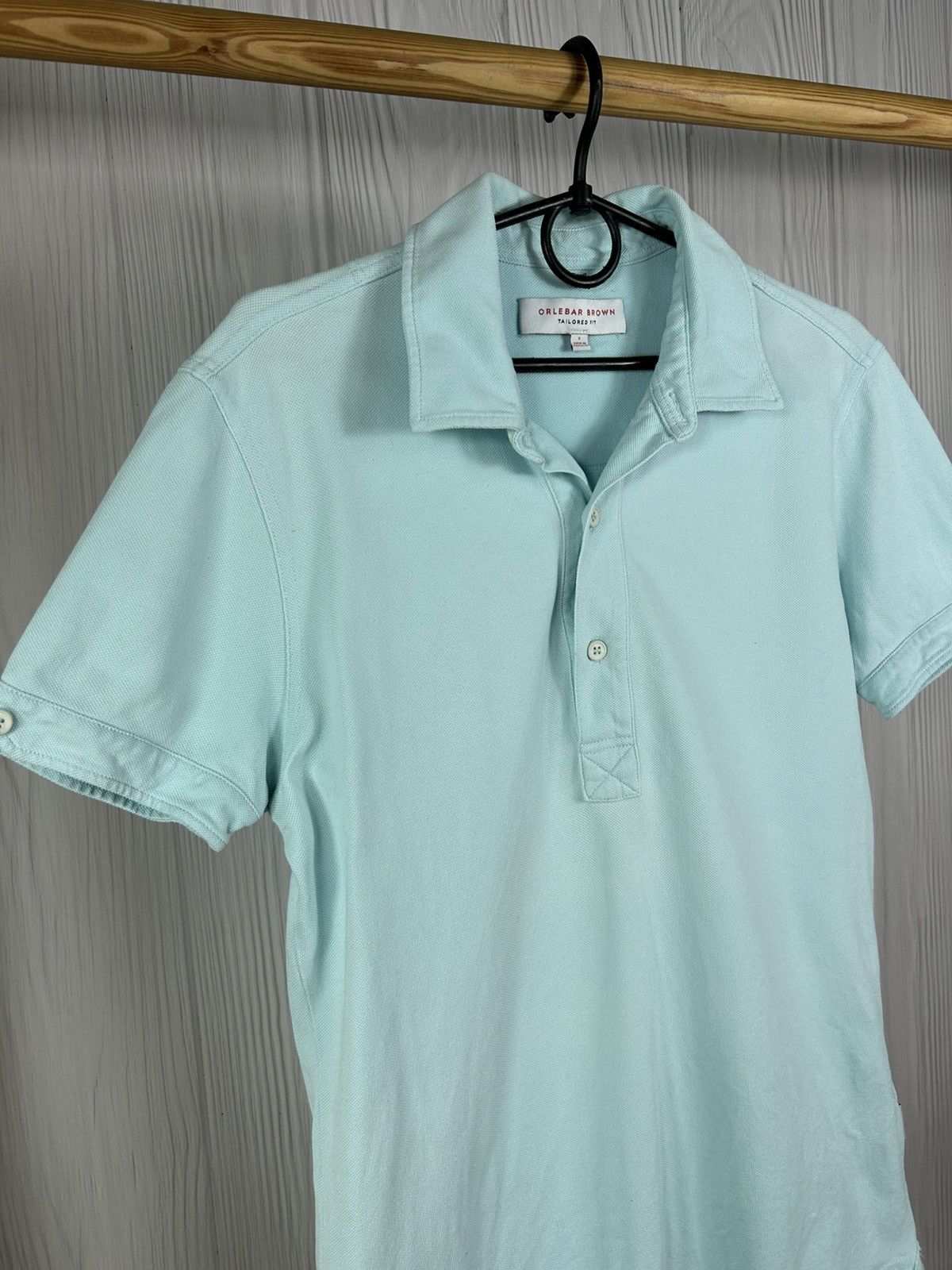 Orlebar Brown Orlebar Brown Tailored Fit Blue Polo Shirt Size S Size US S / EU 44-46 / 1 - 2 Thumbnail