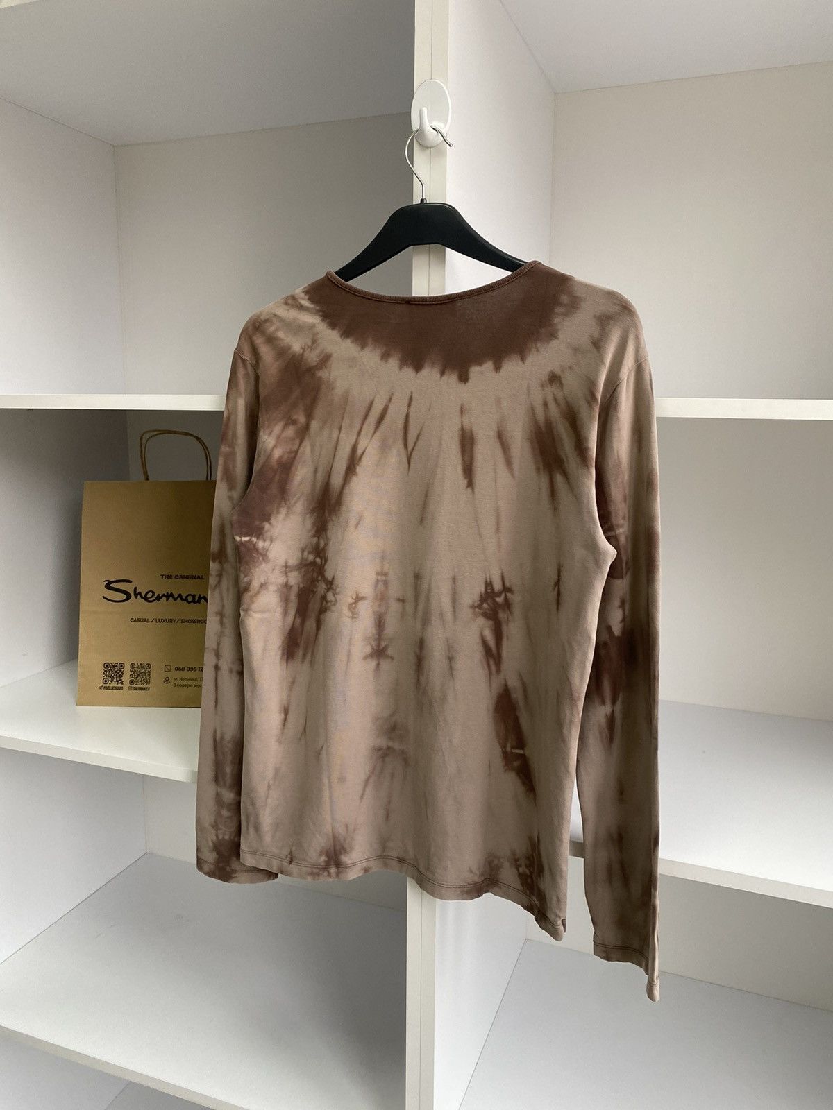 Hugo Boss × Vintage Vintage Hugo Boss Archival Japanese Style Long Sleeve Tee Size US S / EU 44-46 / 1 - 10 Thumbnail