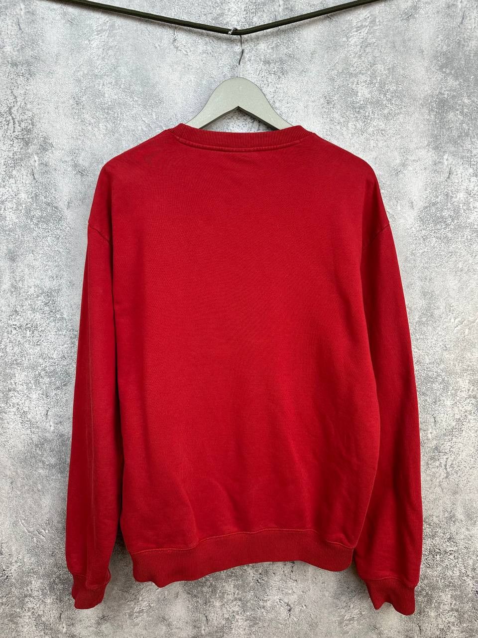 Giorgio Armani Armani Jeans Logo Embroidered Cotton Sweatshirt Red Crewneck Size US XXL / EU 58 / 5 - 2 Thumbnail