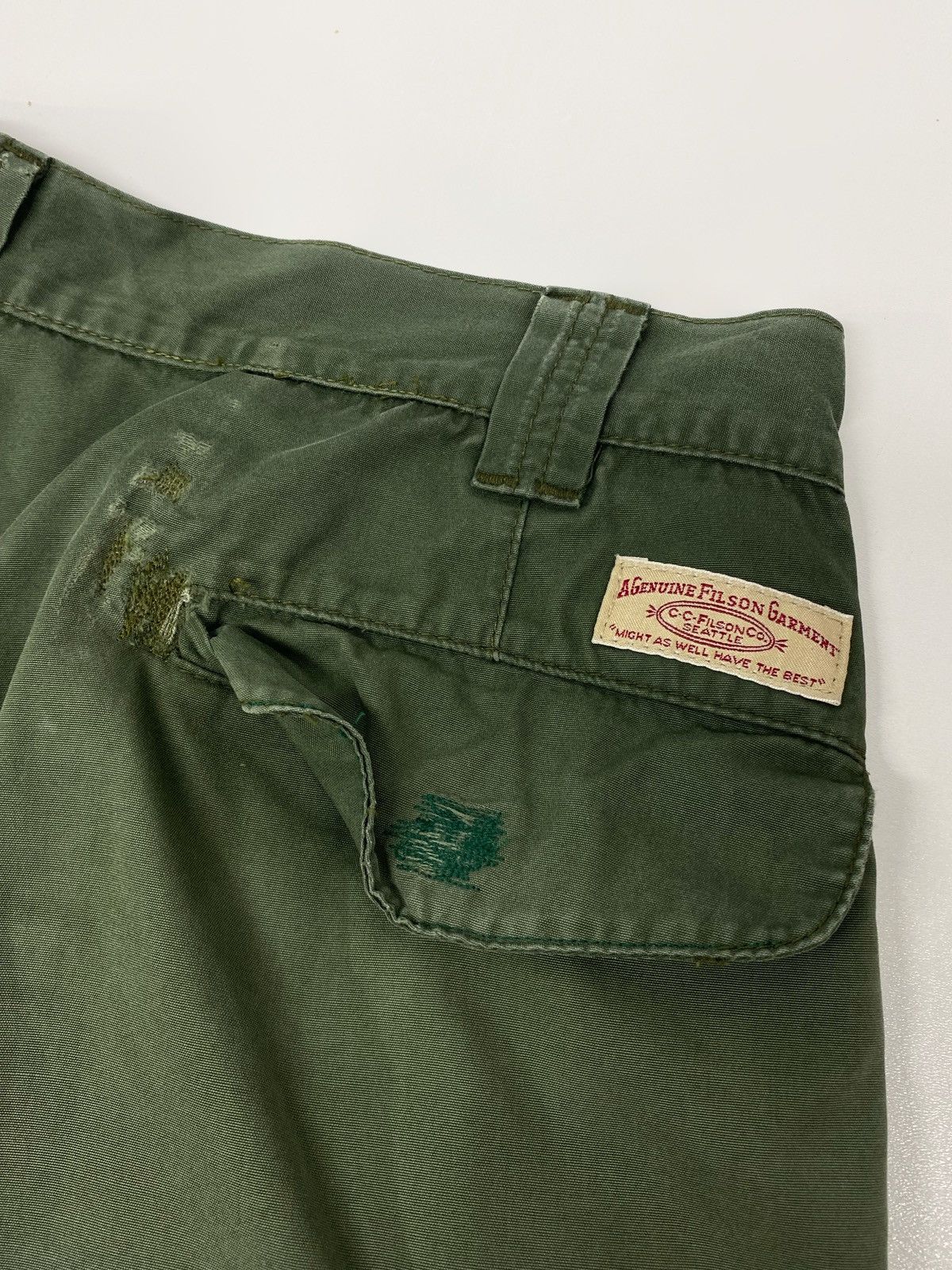 Filson Vintage Filson Cargo Work Wear Distressed Shorts- Size US 34 / EU 50 - 7 Thumbnail