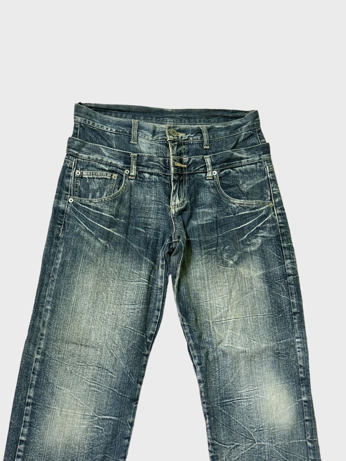 Hysteric Glamour BACK FORTH PRINTED WINGS CLAW MARKS DENIM Size US 32 / EU 48 - 3 Thumbnail