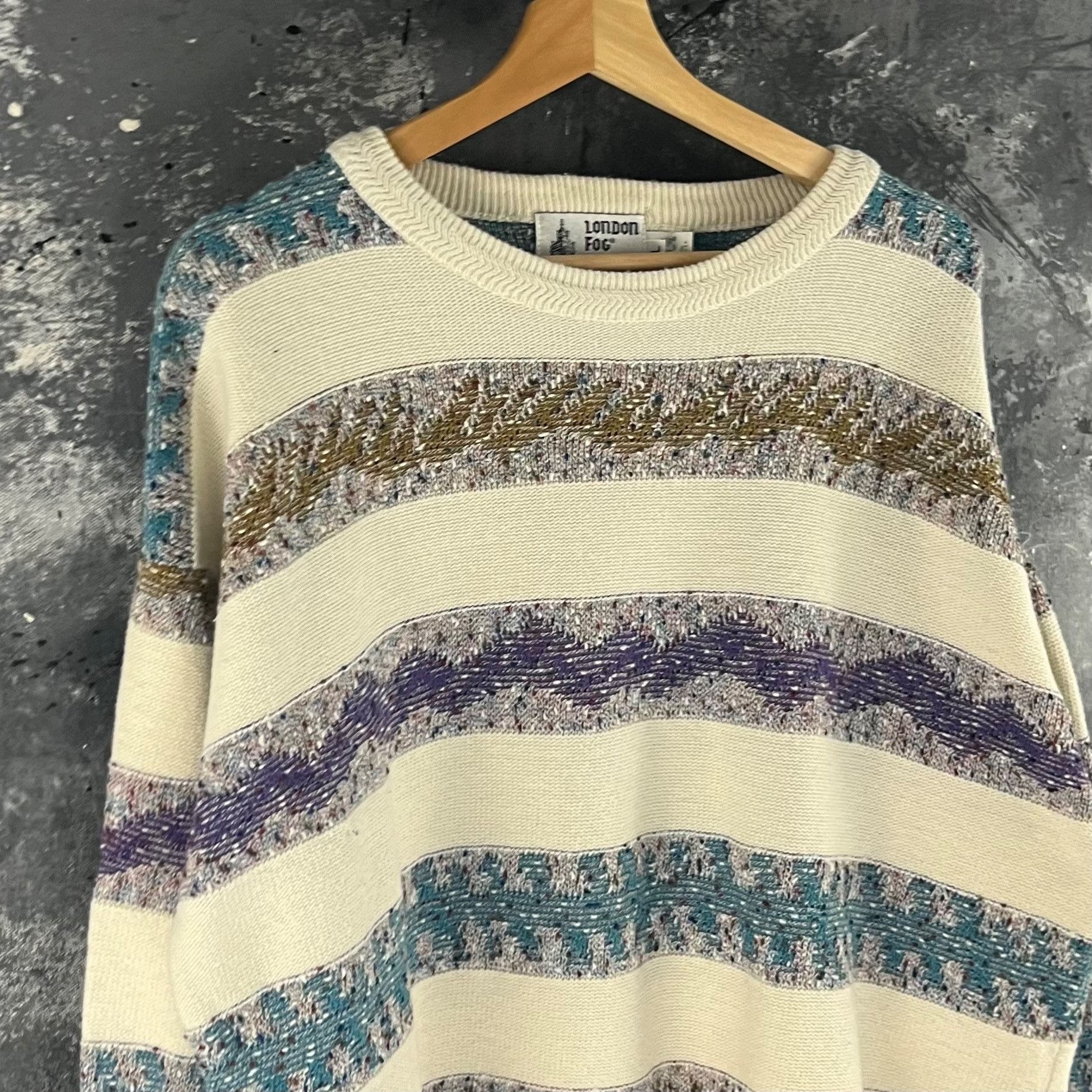 London Fog × Vintage Vintage 90’s London Fog sweater Size US XL / EU 56 / 4 - 2 Thumbnail