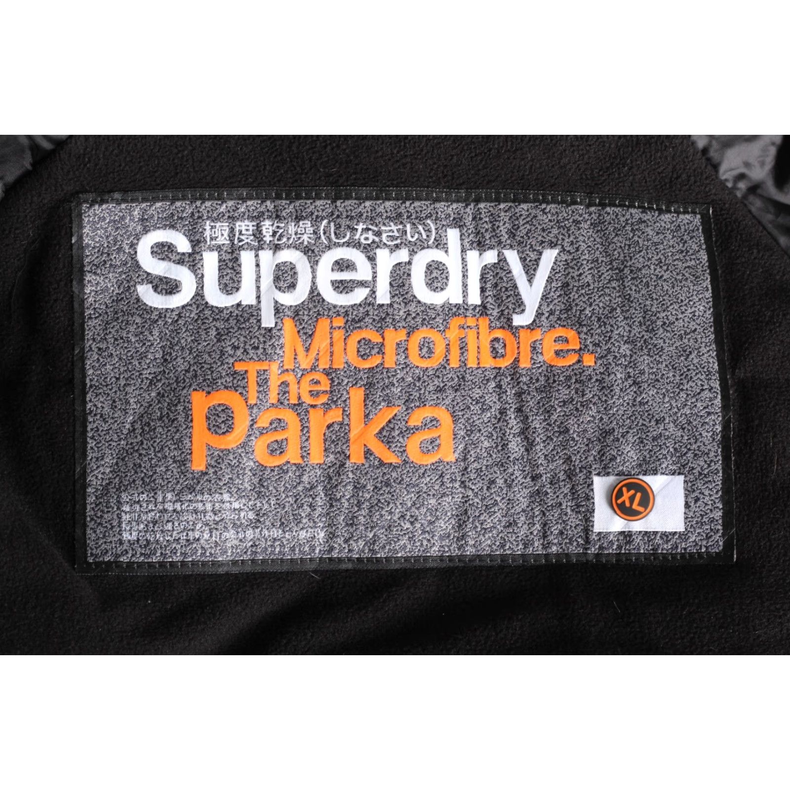 Superdry SUPERDRY Parka Jacket Men XL Fur Hooded MJ5617 Black Regular Size XL Parka Mens Jacket Size US XL / EU 56 / 4 - 7 Thumbnail