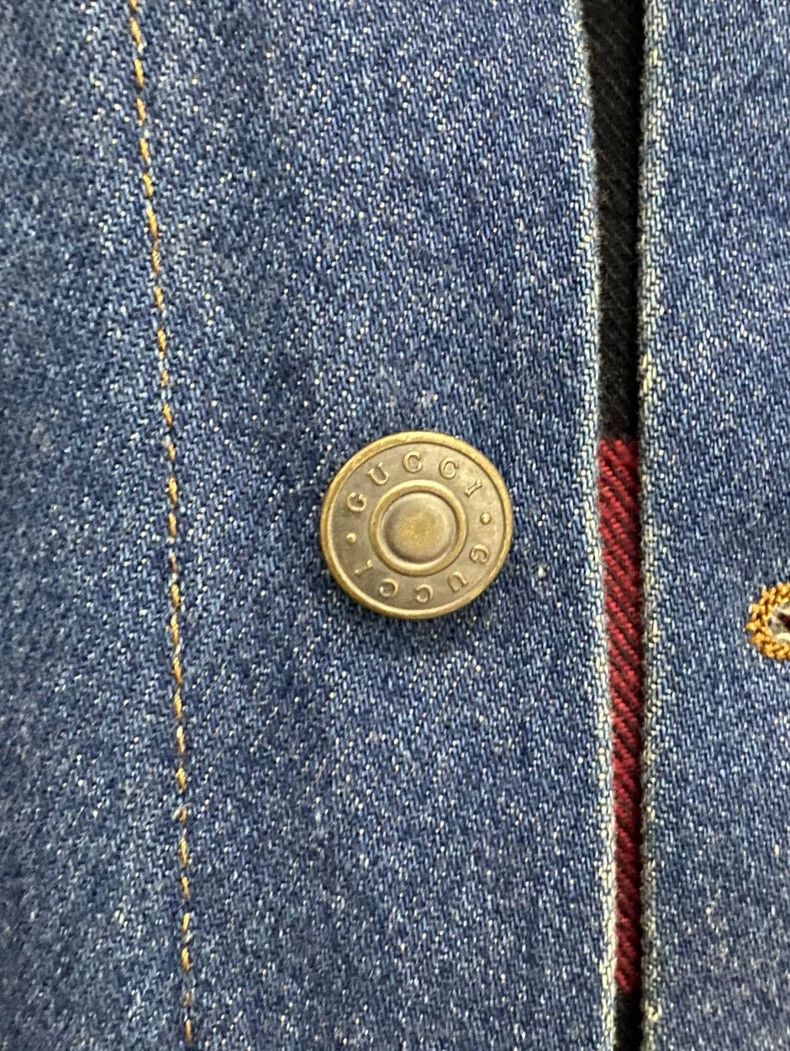 Gucci Gucci Embroidered tiger pattern washed denim thick jacket 2 Size US M / EU 48-50 / 2 - 4 Thumbnail