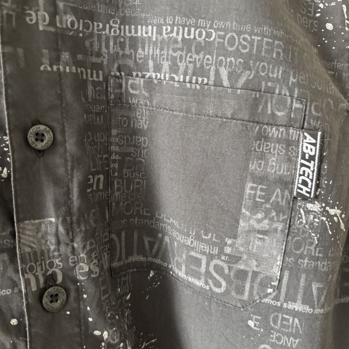 Japanese Brand Y2K Emo Grunge Gothic Poem Style Black Shirts Size US M / EU 48-50 / 2 - 5 Thumbnail
