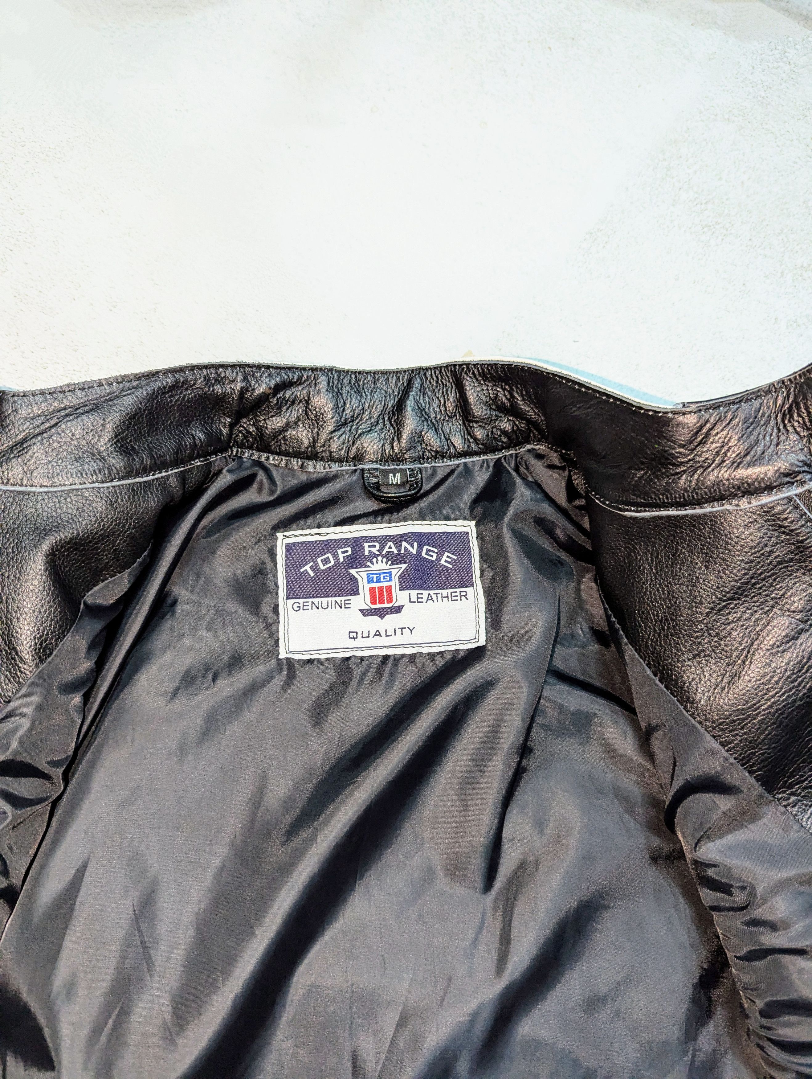 Honda HONDA CBR LEATHER Moto RACING JACKET VINTAGE Size US M / EU 48-50 / 2 - 8 Thumbnail