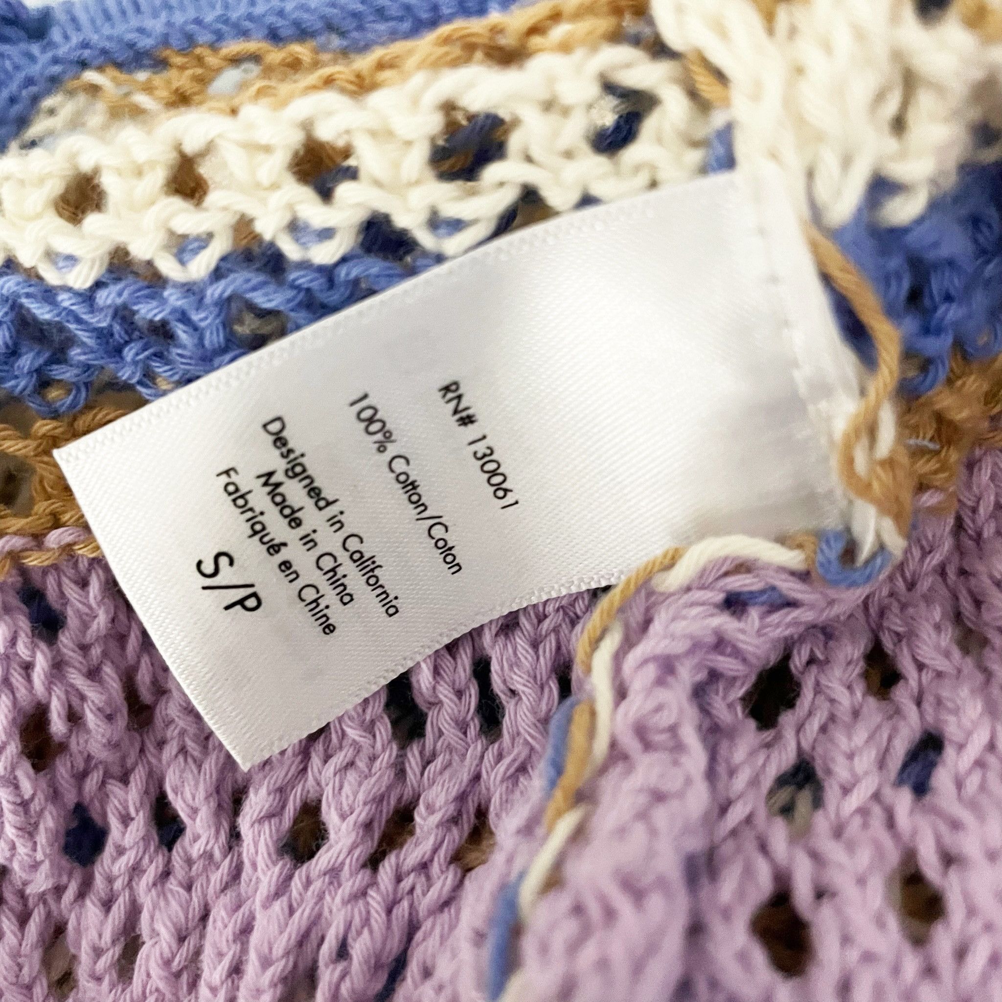 Other L*Space Allegra Cotton Crochet Knit Halter Size S / US 4 / IT 40 - 3 Thumbnail