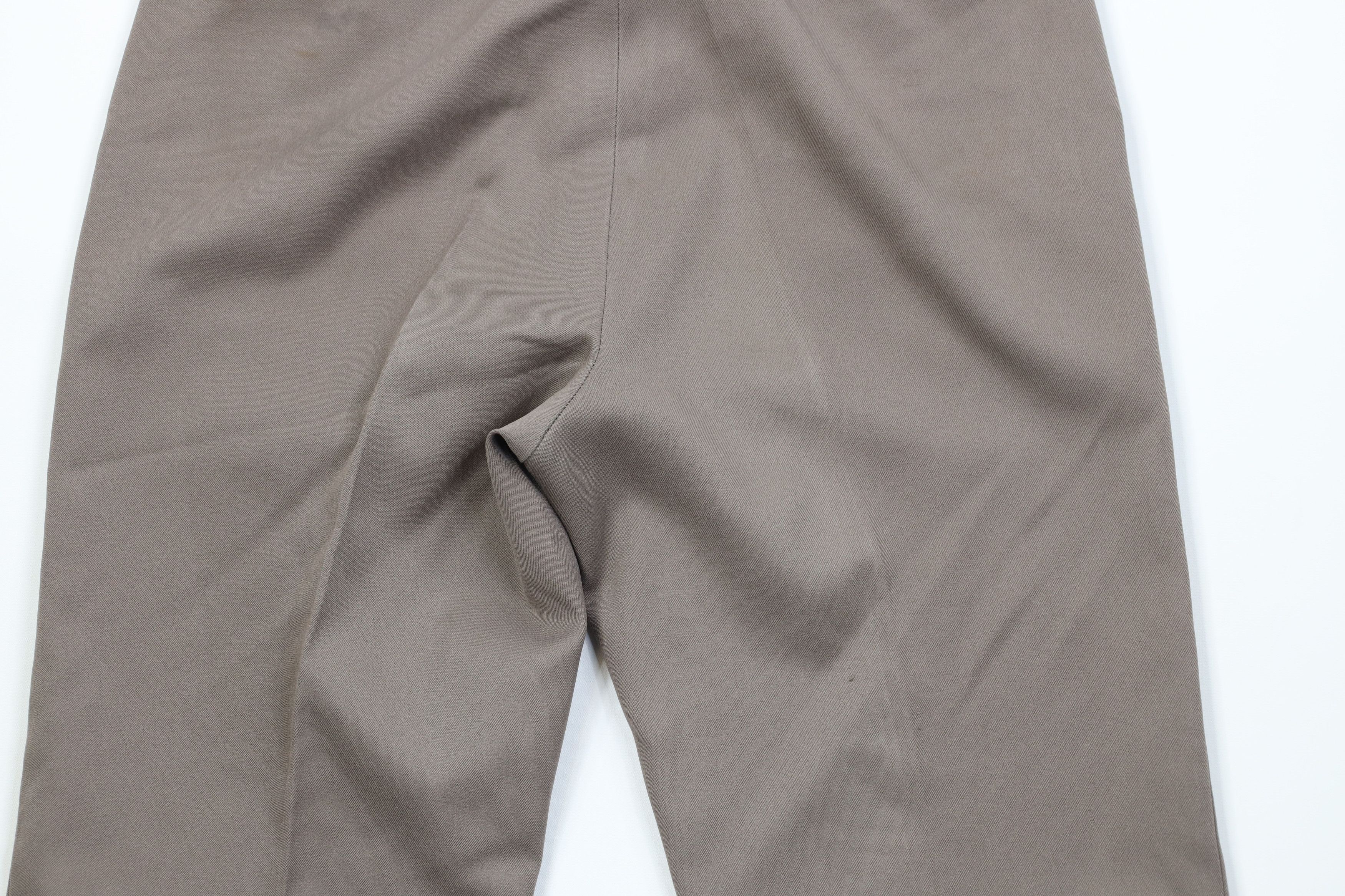 Vintage Vintage 70s Streetwear Knit Wide Leg Chino Pants Beige USA Size US 36 / EU 52 - 11 Thumbnail