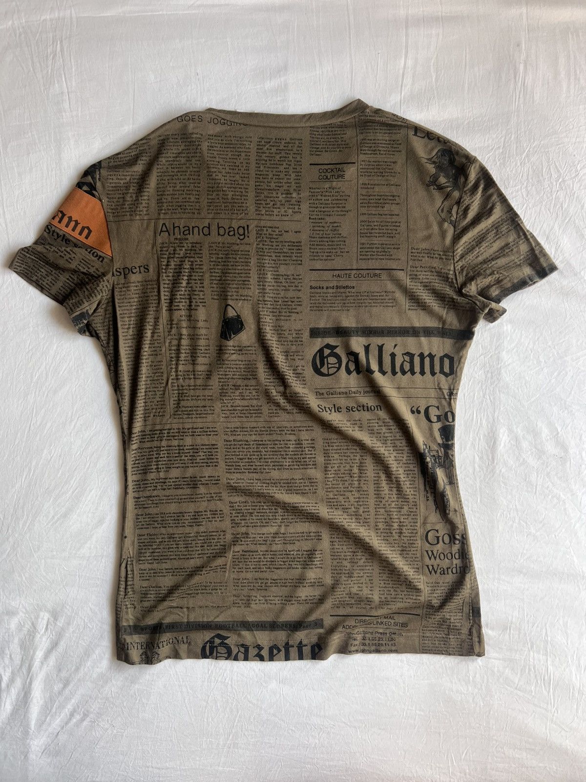 John Galliano John Galliano Newspaper shirt Size US S / EU 44-46 / 1 - 2 Thumbnail