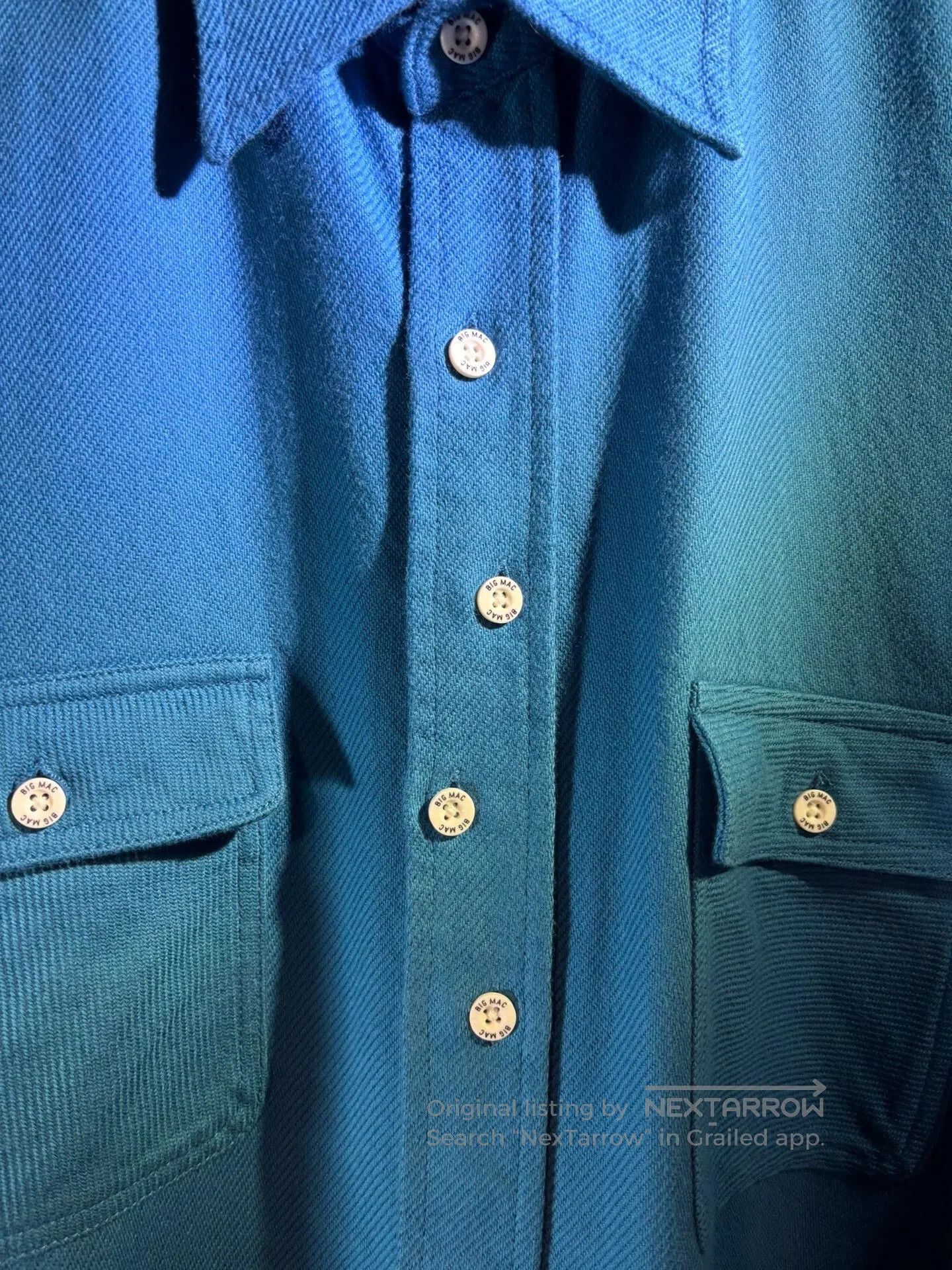 Big Mac BIG MAC x tom&co Irregular Collar Shirt. Size US M / EU 48-50 / 2 - 3 Thumbnail
