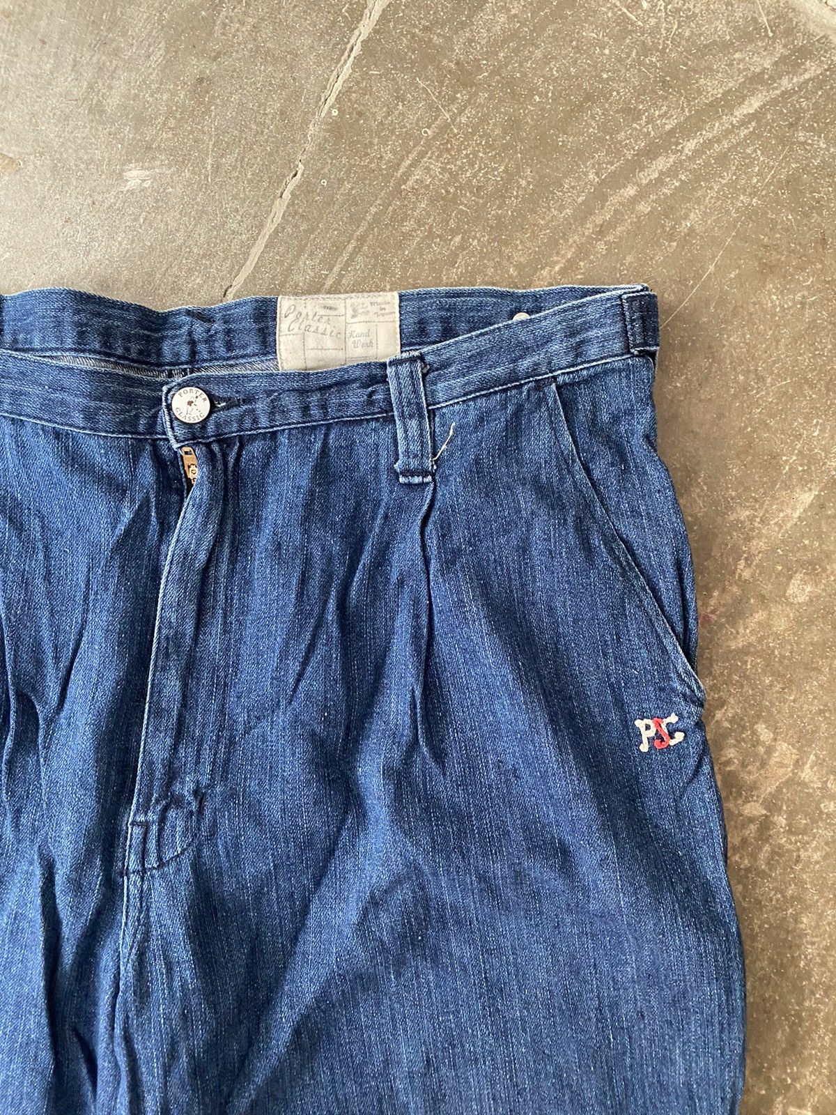 Porter Classic Porter Classic Hand Work Denim Pants Kapital Junya Watanabe Size US 34 / EU 50 - 2 Thumbnail